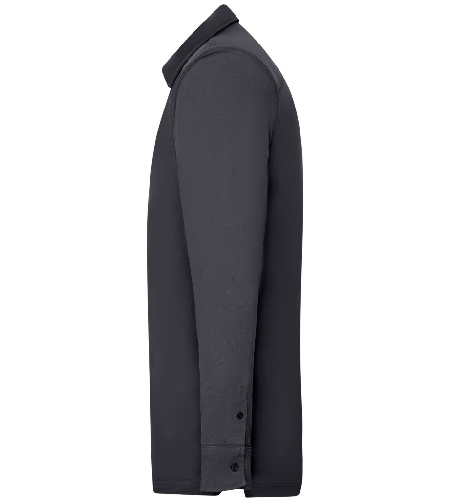 James & Nicholson Langarm-Poloshirt Doppelpack Sportliches Herren Langarm Polo in Washed Optik JN714 (Doppelpack, 2 Stück) Feine Piqué-Qualität