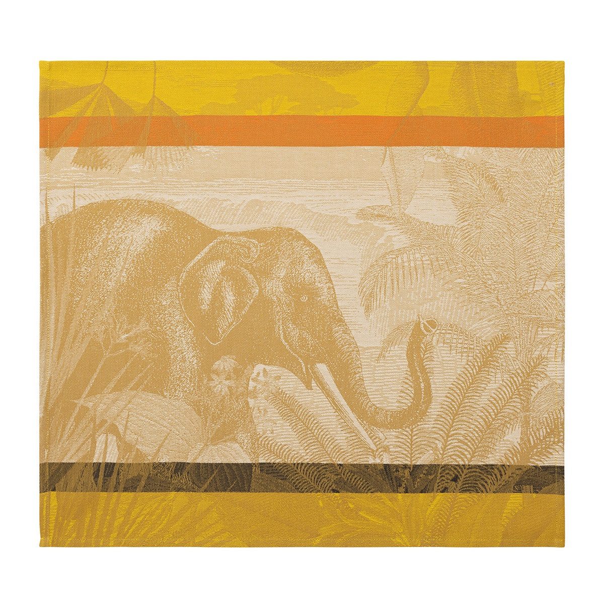 Le Jacquard Francais Stoffserviette Servietten (4x Set) Sinharâja Fauve 50x50 cm, (4 St)