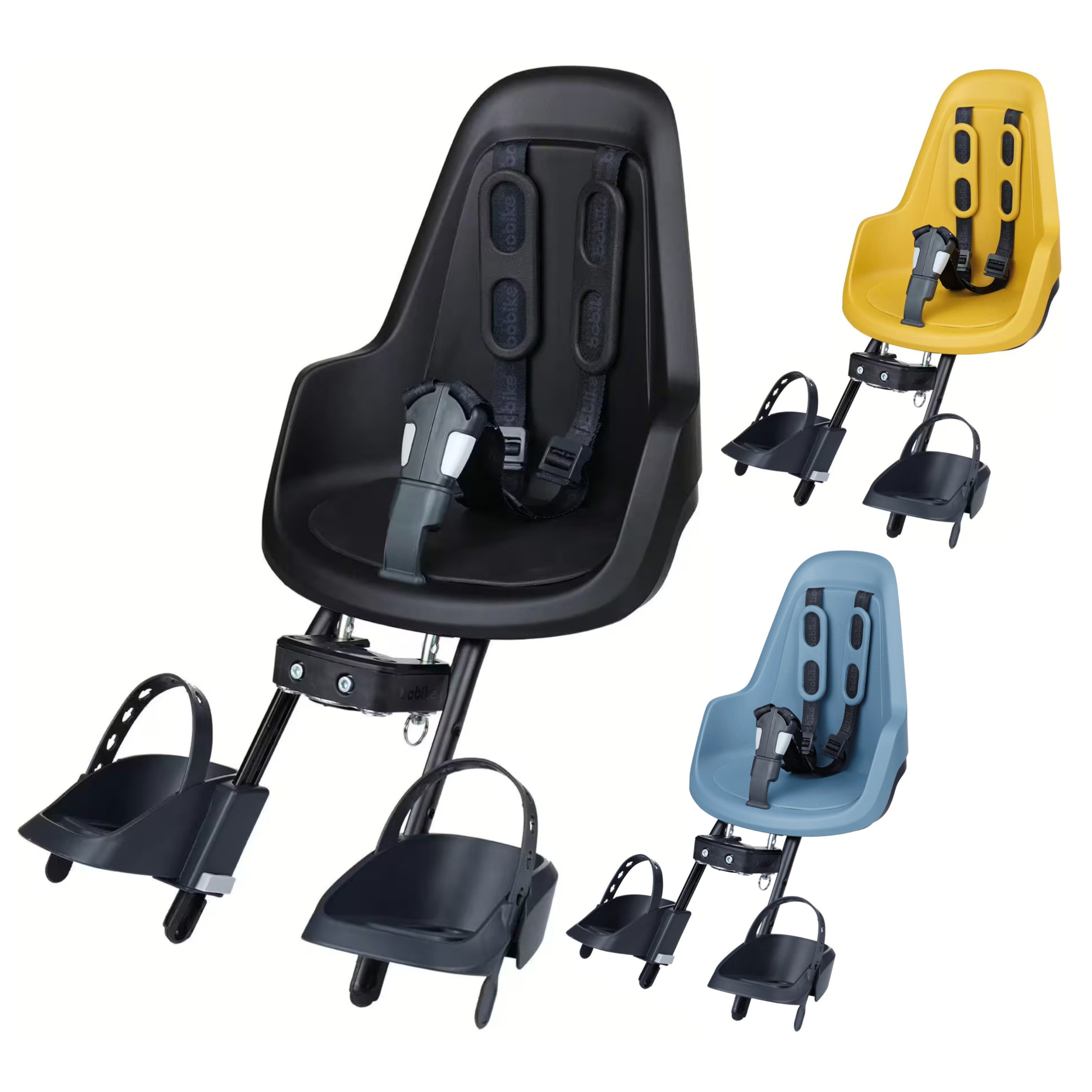 Bobike Fahrradkindersitz One Mini Fahrrad-Kindersitz für vorne, bis max. 15 kg