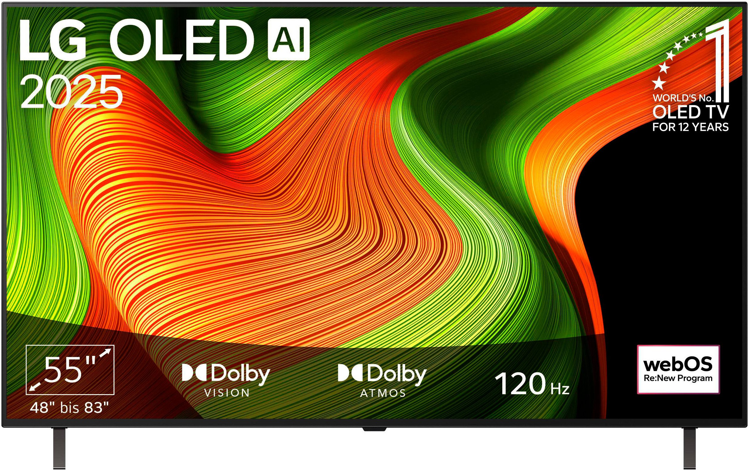 LG OLED55B59LA OLED-Fernseher (139 cm/55 Zoll, 4K Ultra HD, Smart-TV)