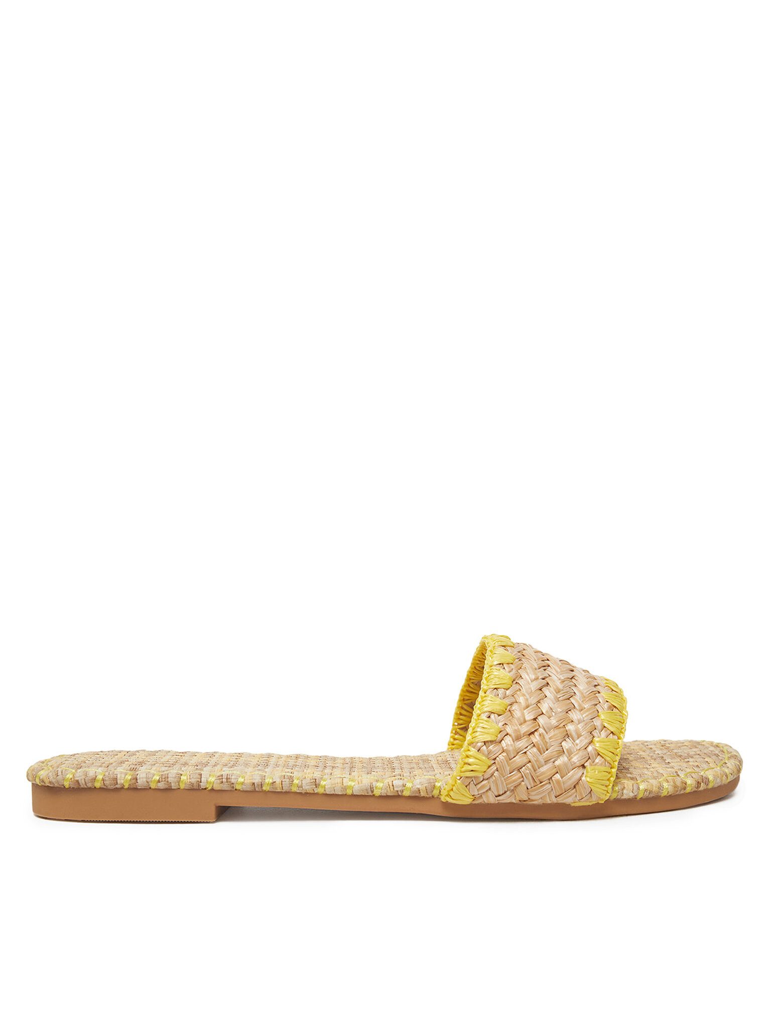 DeeZee Deezee Damen-Flip-Flops beige, gelb BP6097-5 Badepantolette