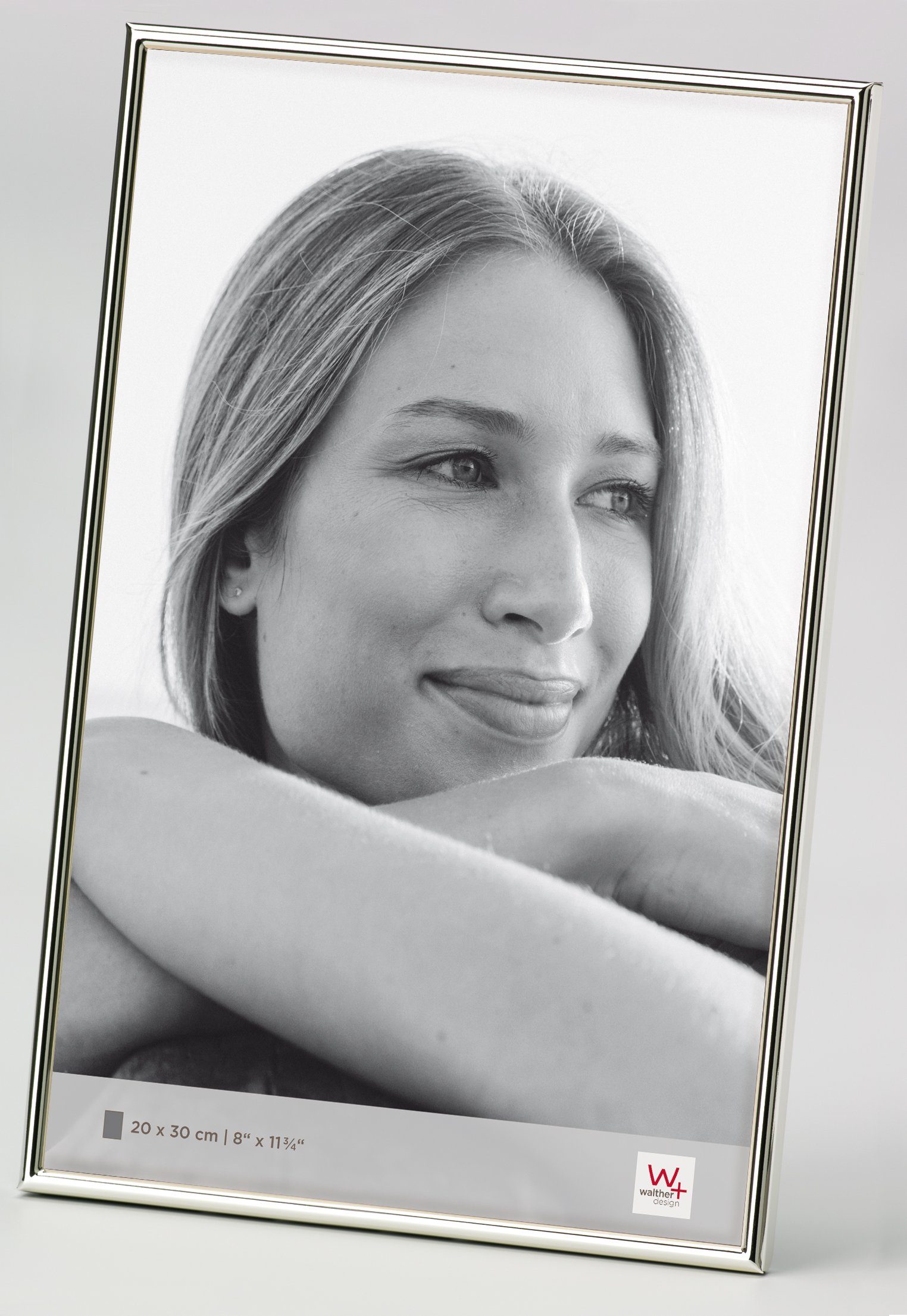Portraitrahmen Chloe in silber