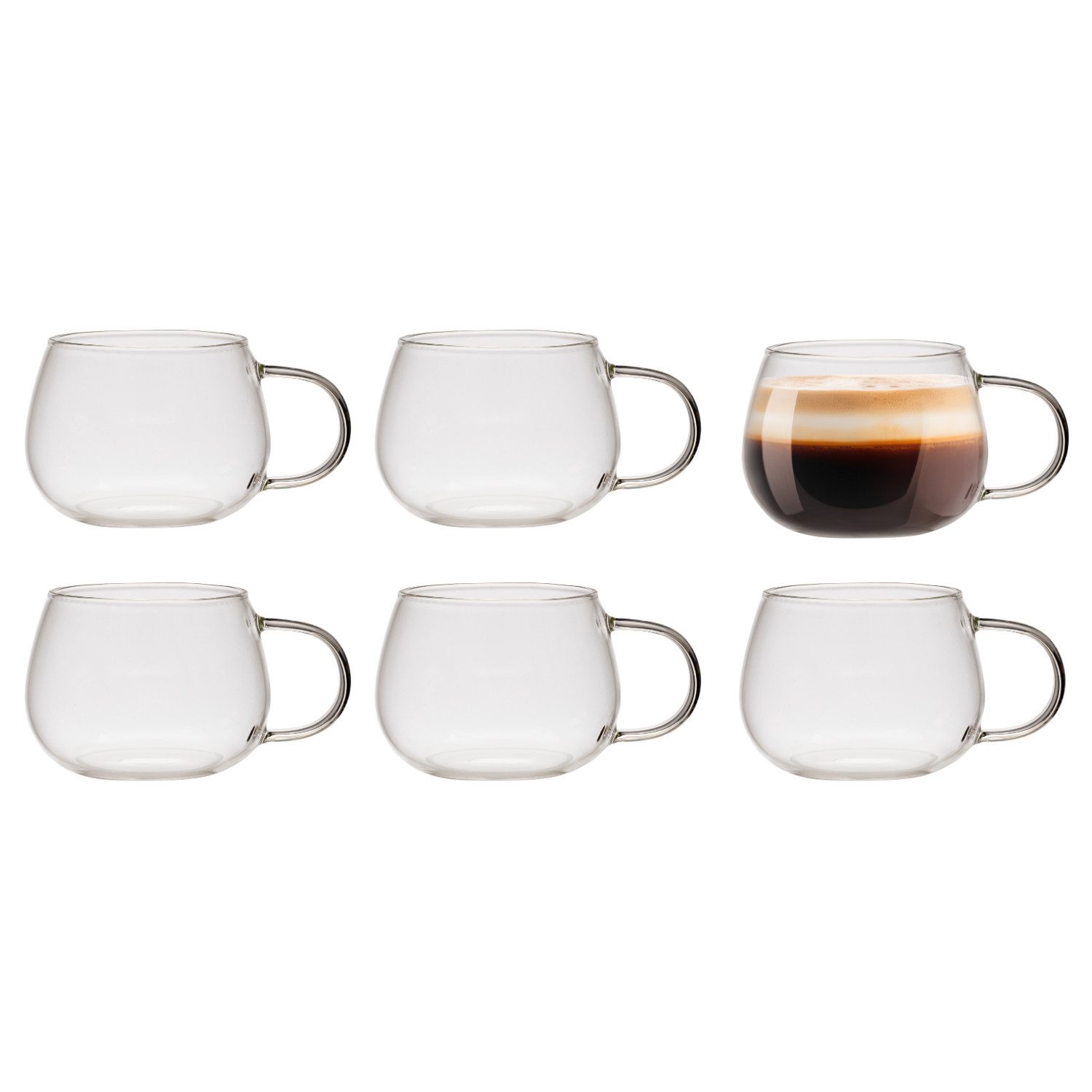 Glas Pumpkin Glas Kaffeeglas Teeglas Heißgetränke - 320 ml