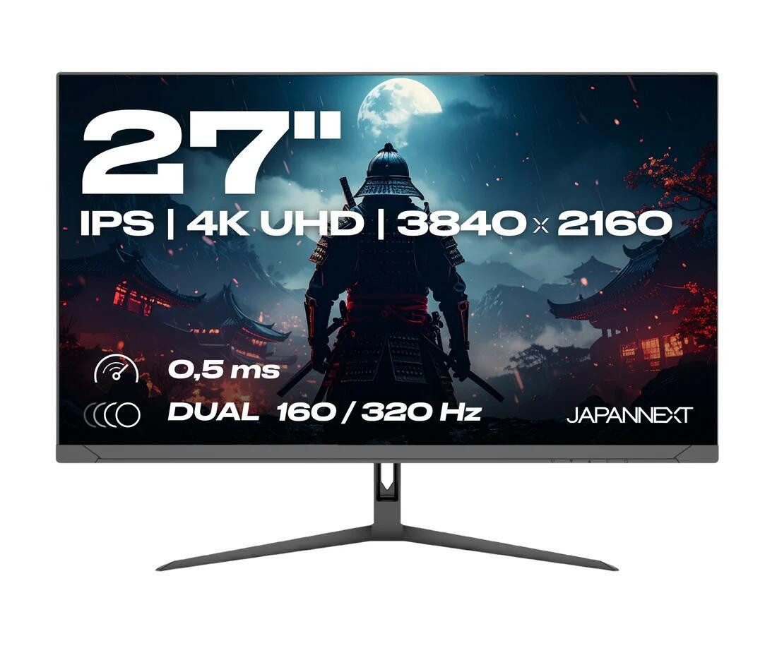 JAPANNEXT Gaming-LED-Monitor (3840 x 2160, 0,5 ms Reaktionszeit, 160 Hz, ELED)