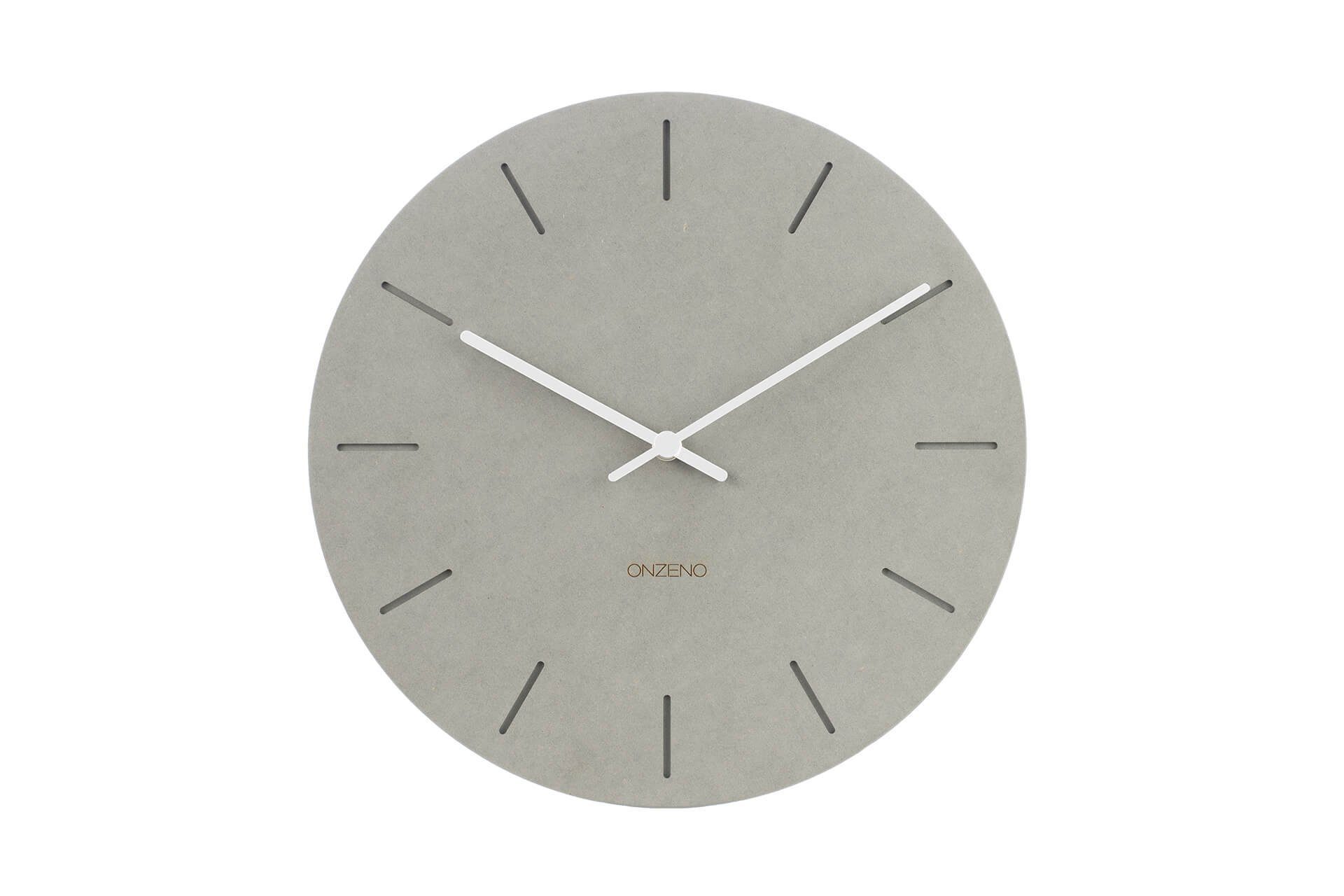 ONZENO Design-Uhr) cm THE 28x28x0.9 (handgefertigte URBAN. Wanduhr