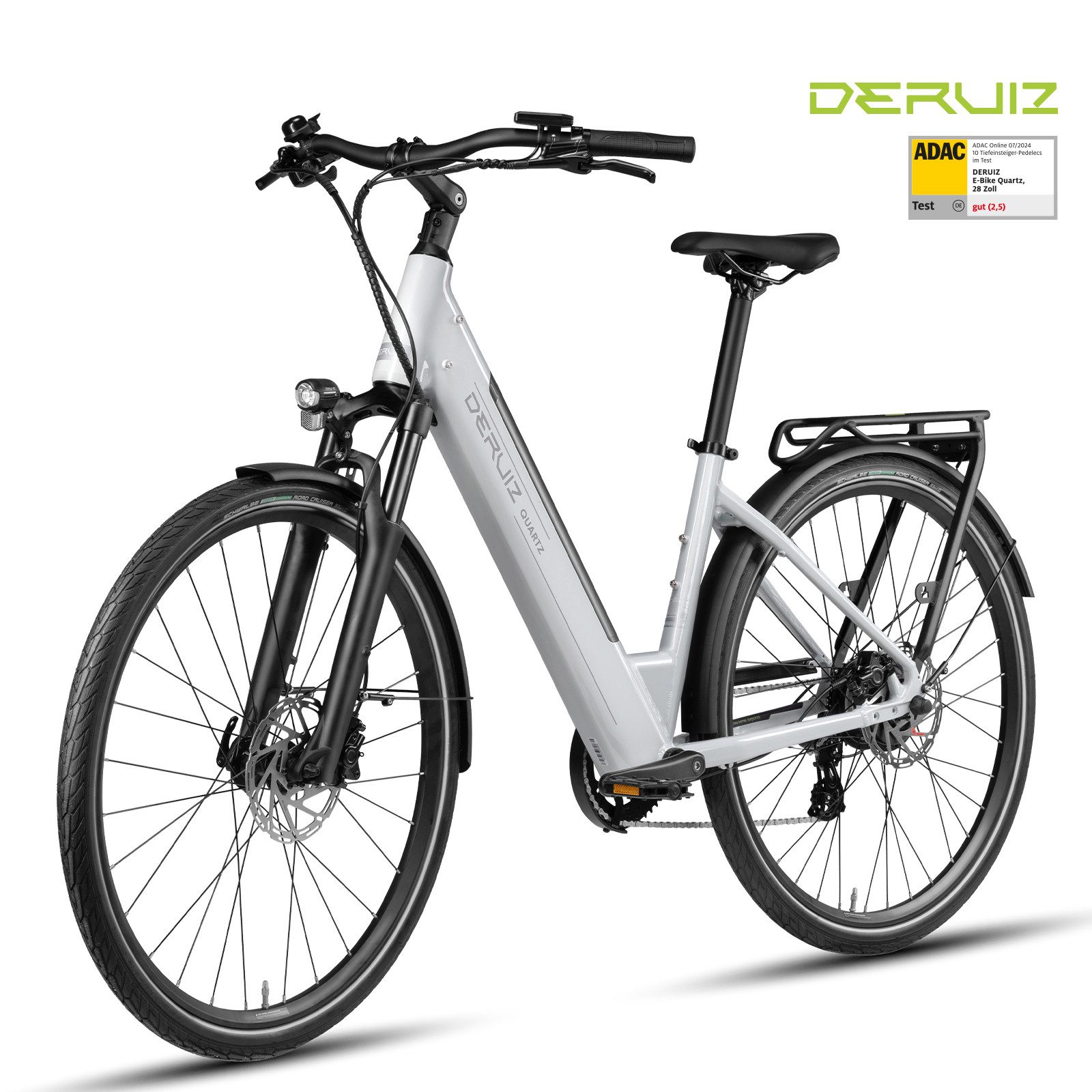 E-Bike Cityrad 28 Zoll Quartz 2.0, 55 Nm, 644 Wh, bis 161 km, ca. 24 kg