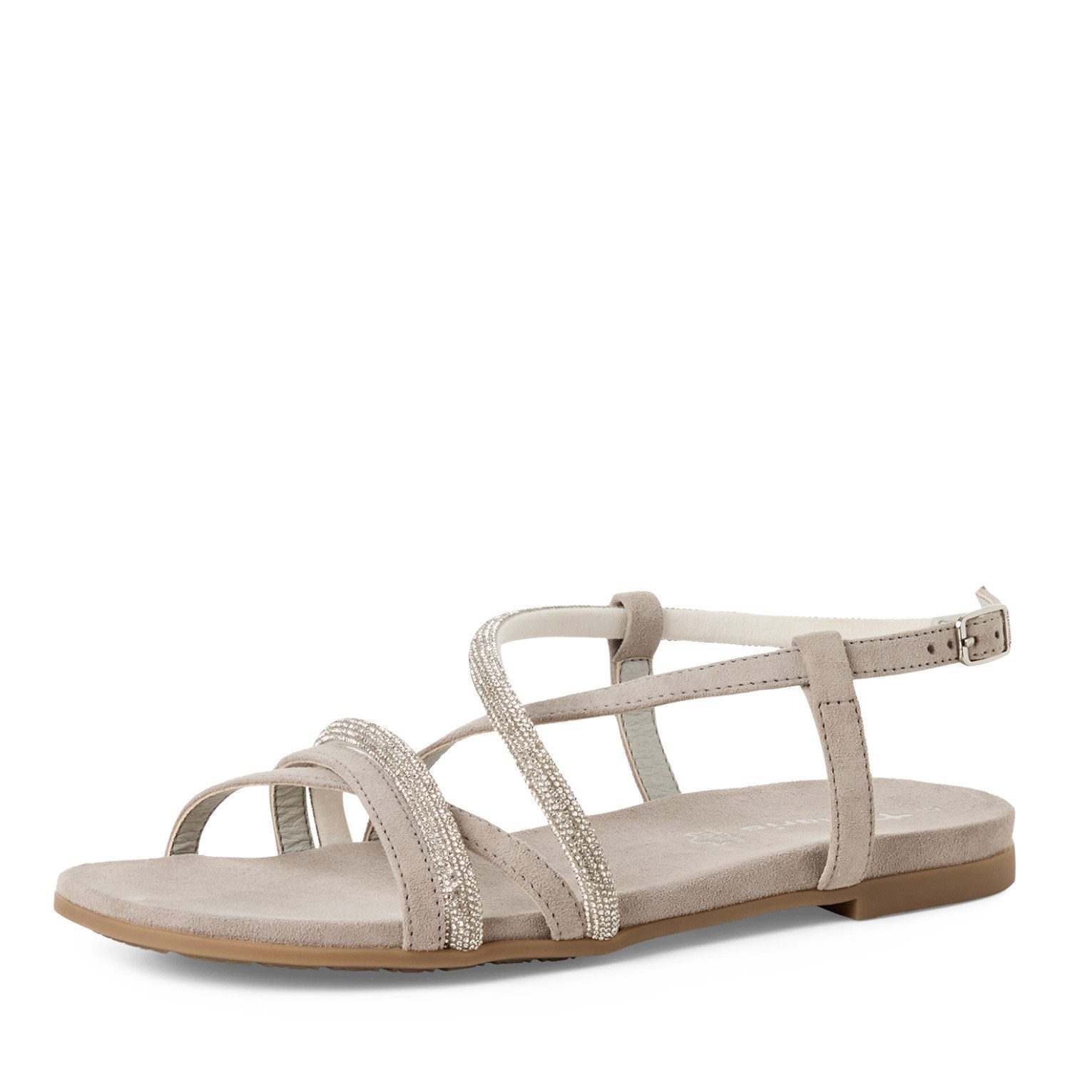 Tamaris Riemchensandale Sommerschuh, Sandalette mit feinen Riemchen