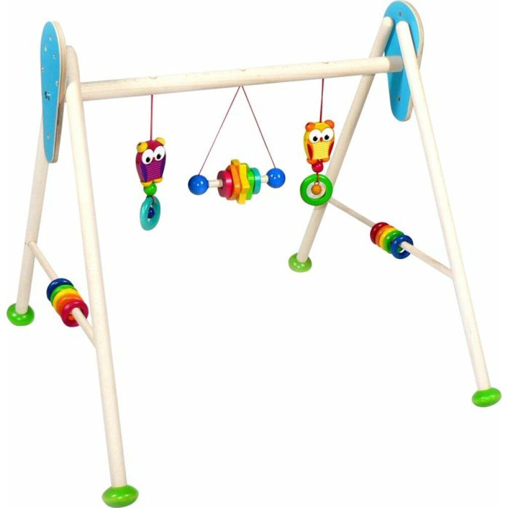 Hess-Holzspielzeug Spielbogen Babygym Eule, verstellbar