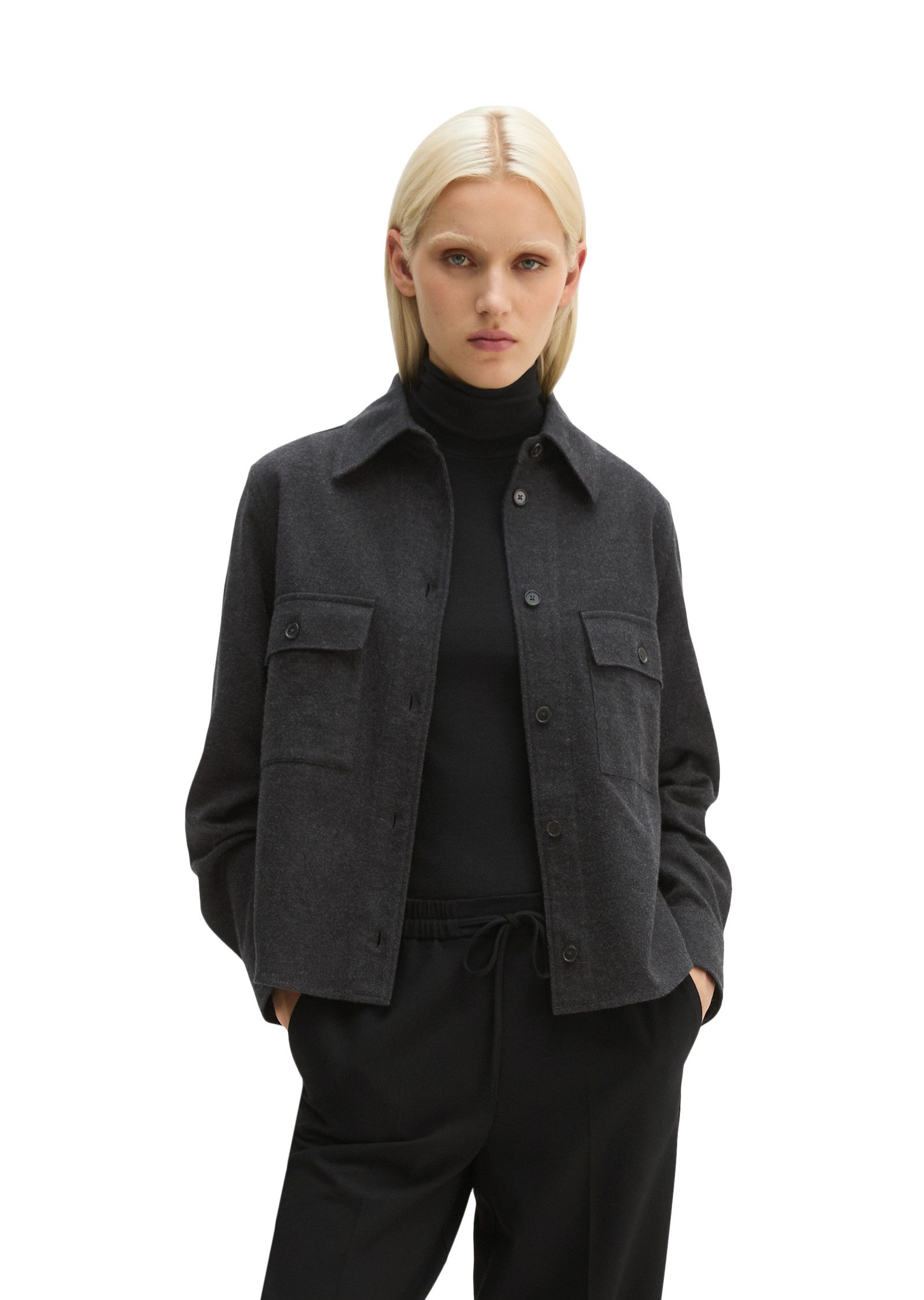 Marc O'Polo Kurzjacke aus gebrushter Baumwolle
