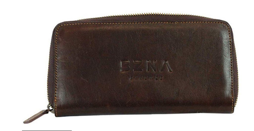 BZNA Geldbörse Riva vegetable tanned Leder Portemonnaie, Tolles design