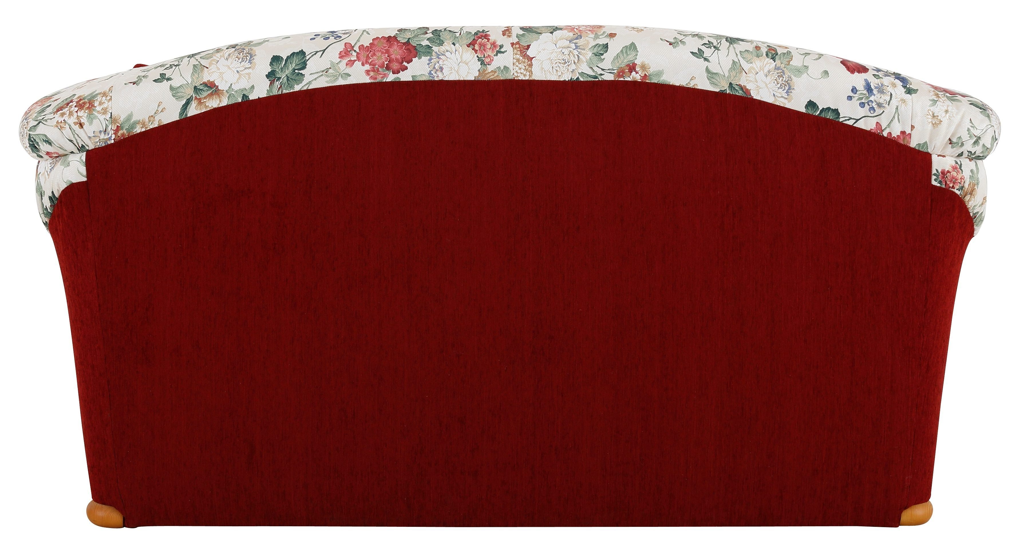 Home affaire 2-Sitzer Milano, Schlafsofa im Landhaus-Stil, bequem, Liegefläche 188/124cm, mit Bettfunktion