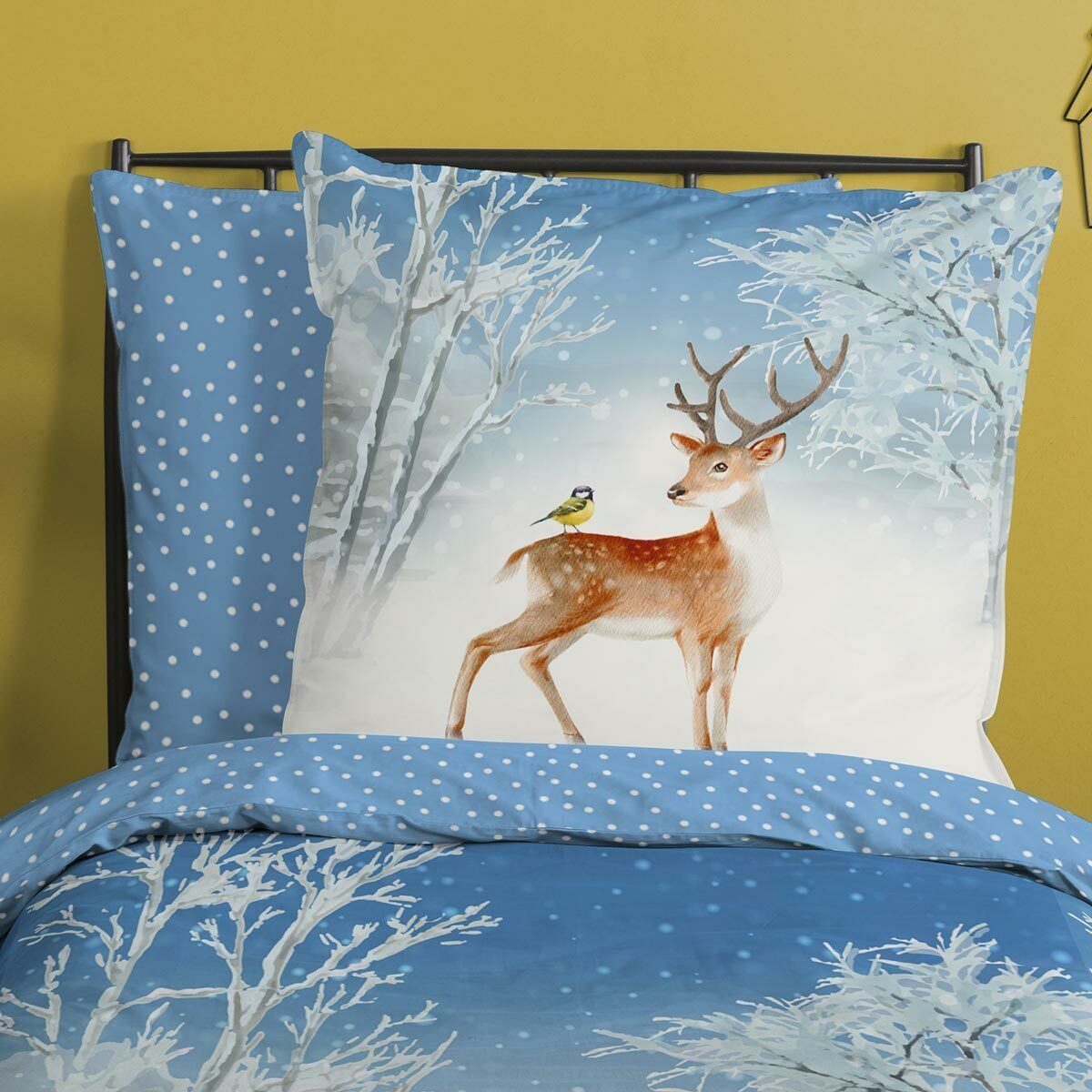 TRAUMSCHLAF Bettwäsche Reh und Spatz, Flanell, günstig online kaufen