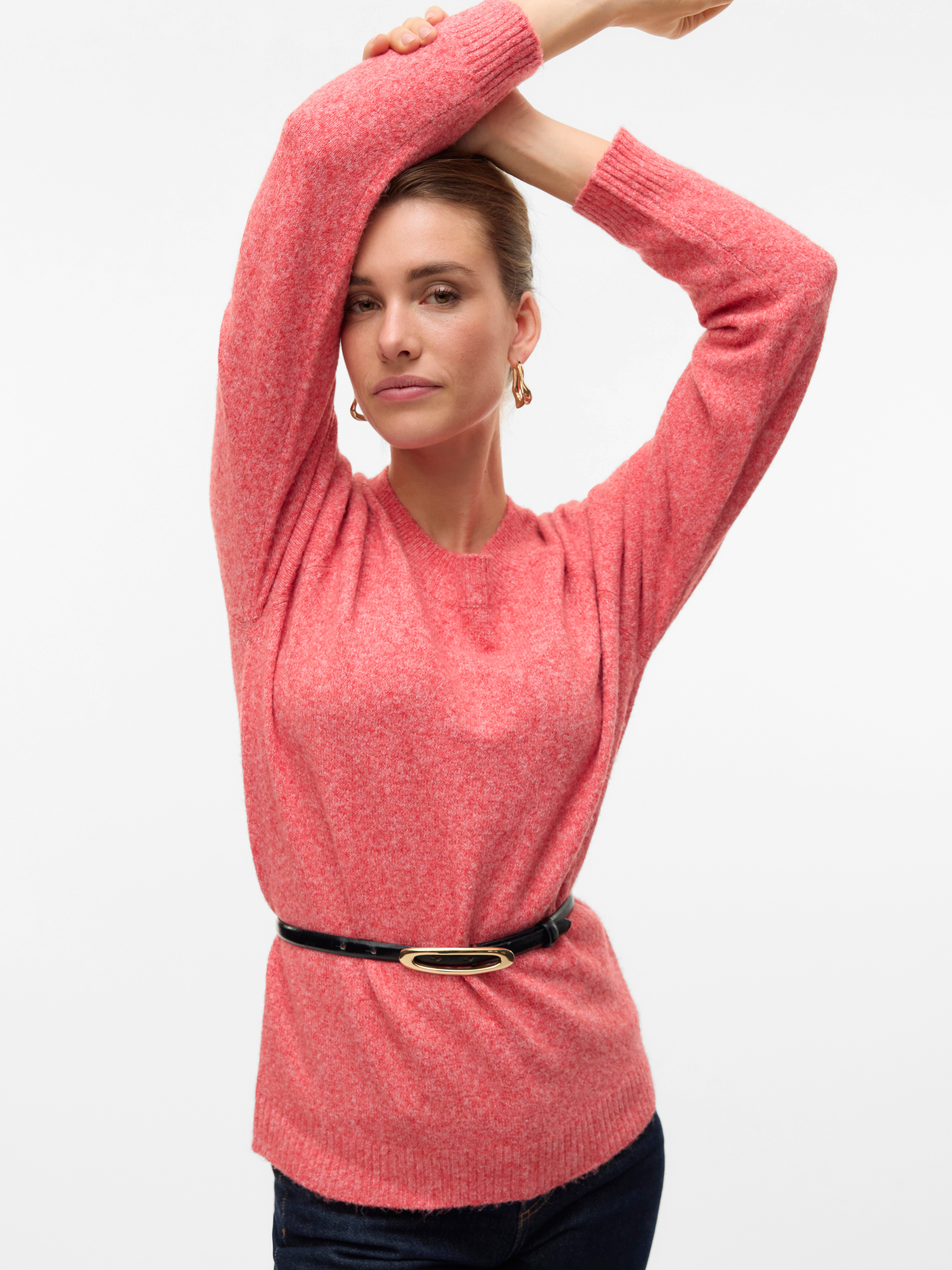 Vero Moda Rundhalspullover VMDOFFY LS O-NECK günstig online kaufen