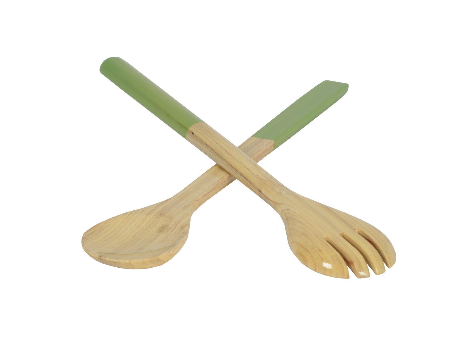 albert l. (punkt) Besteck-Set L. (punkt) Bambus Salatbesteck maxi lindgrün 2tlg, Bambus, Salatbesteck 37,5