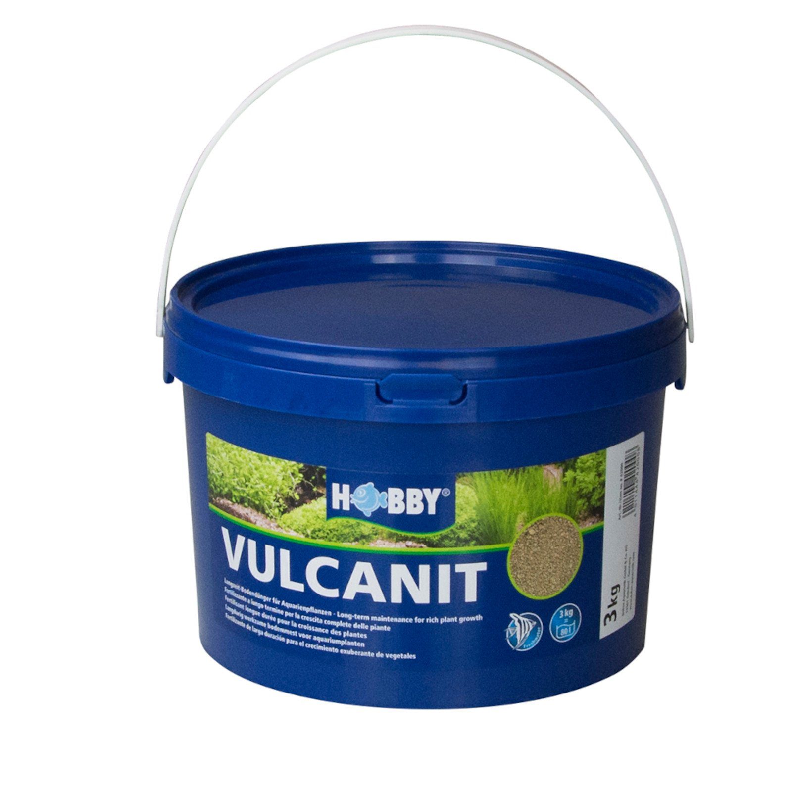 Aquarien-Substrat Vulcanit, Bodengrunddünger mit Depotwirkung, 3 kg