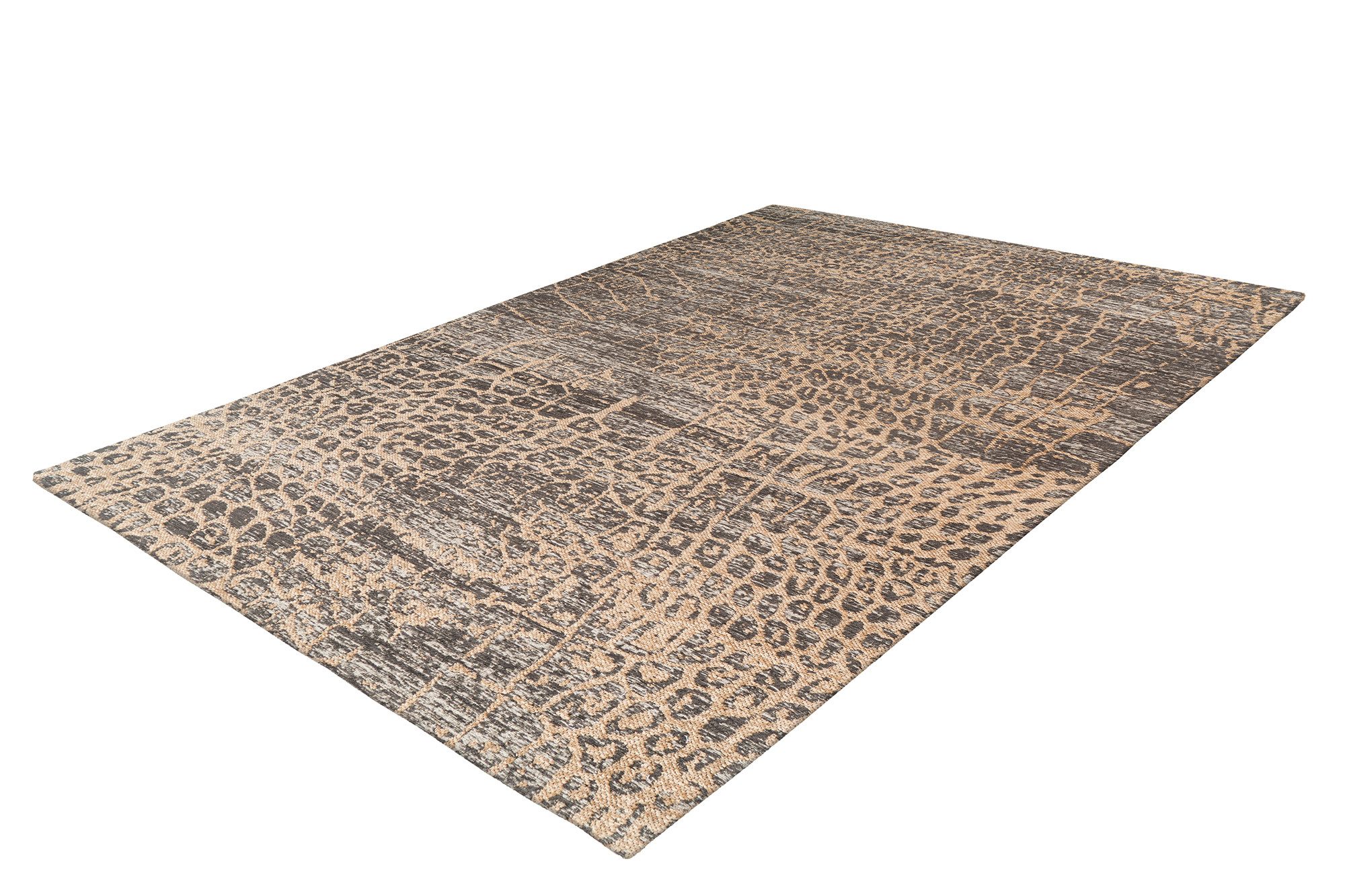 Kayoom Teppich Davis 325, rechteckig, Höhe: 12 mm, edles Design, pflegeleicht, neutrale Farben