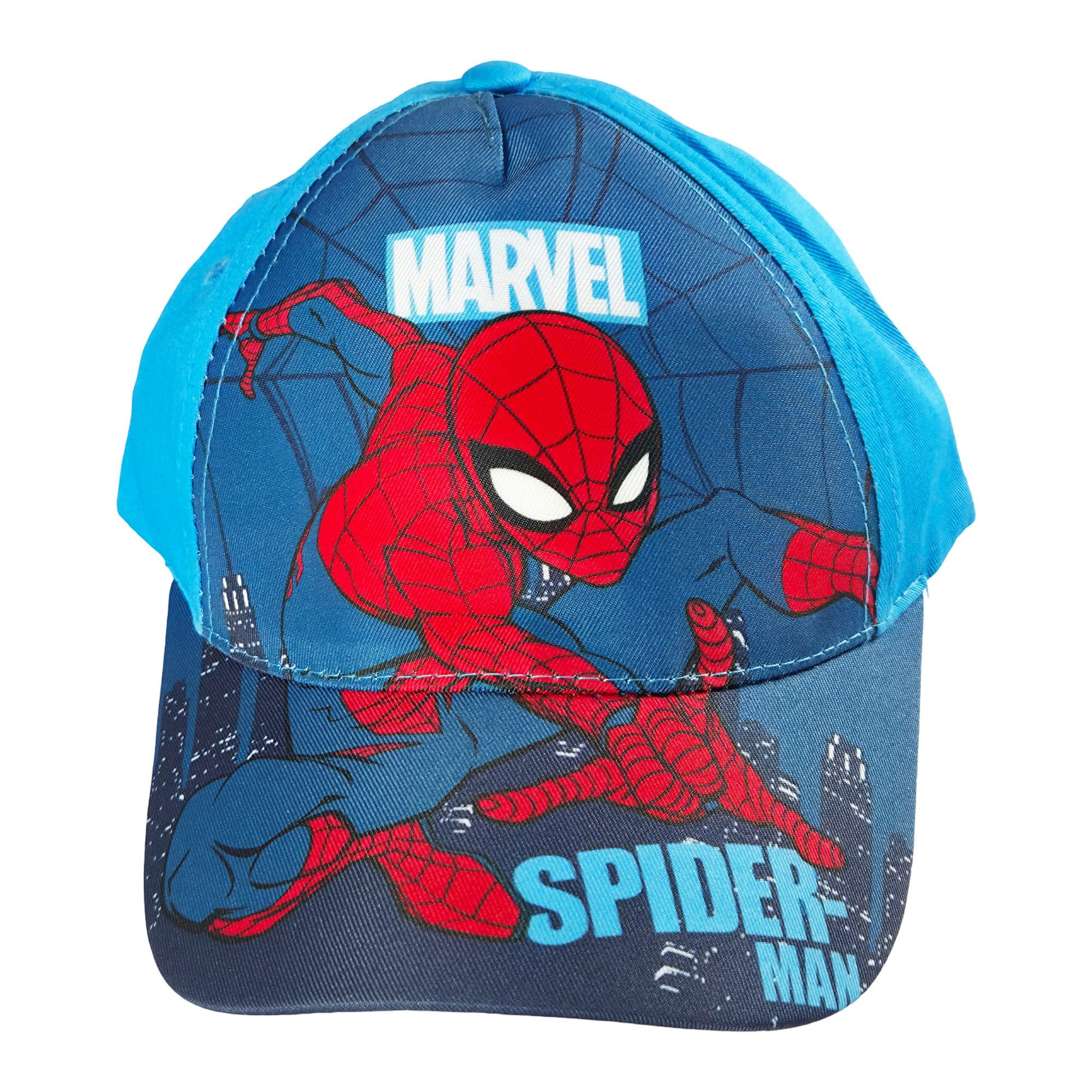 MARVEL Baseball Cap Marvel Spiderman Kinder Jungen Basecap Baseball Kappe Gr. 52 bis 54