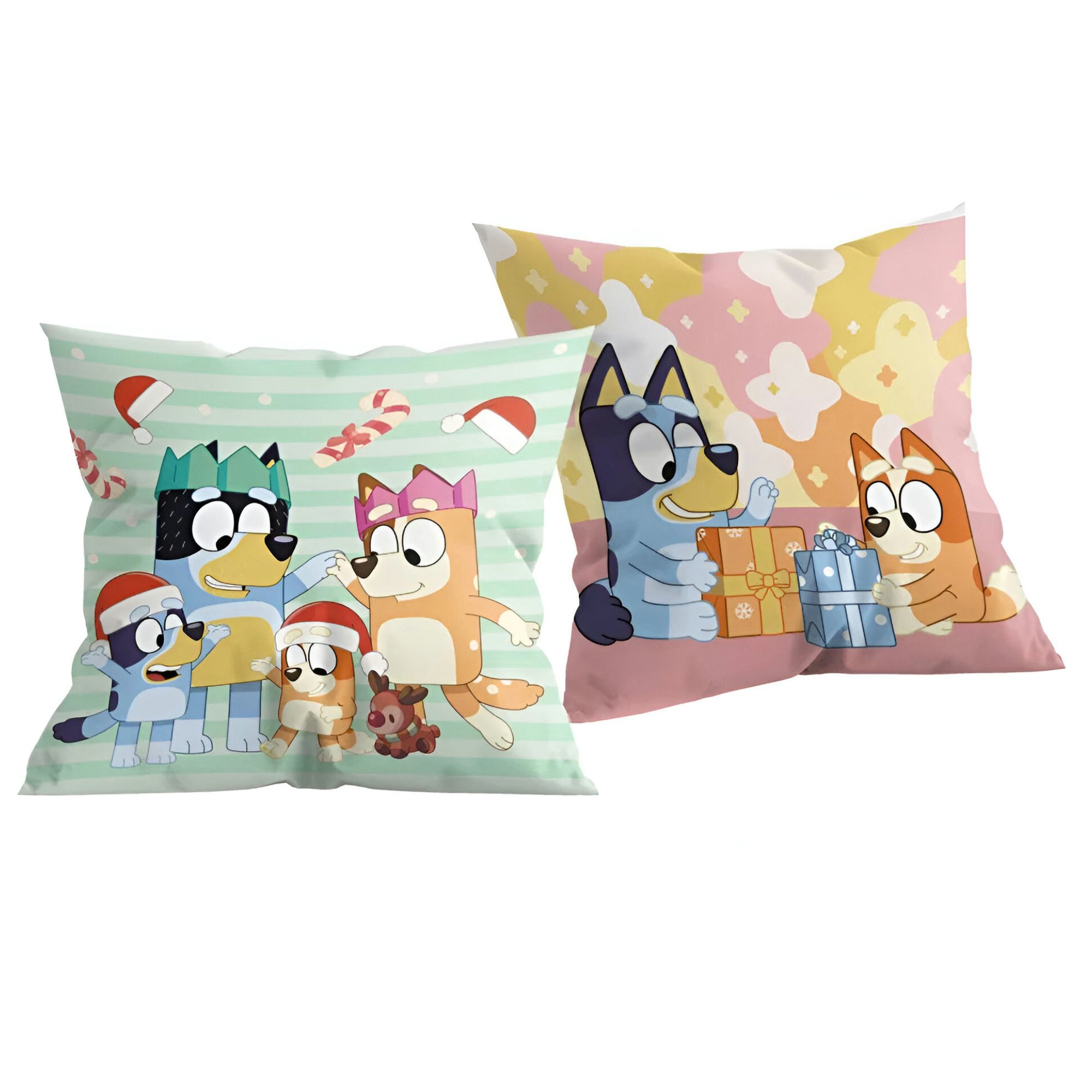 Bluey Dekokissen Bluey - Bingo X-Mas Kissen Dekokissen Cushion 40x40 cm