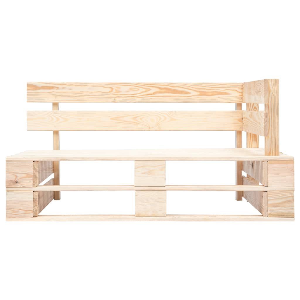 furnicato Gartenbank Outdoor-Eckbank Paletten Holz (1-St) günstig online kaufen