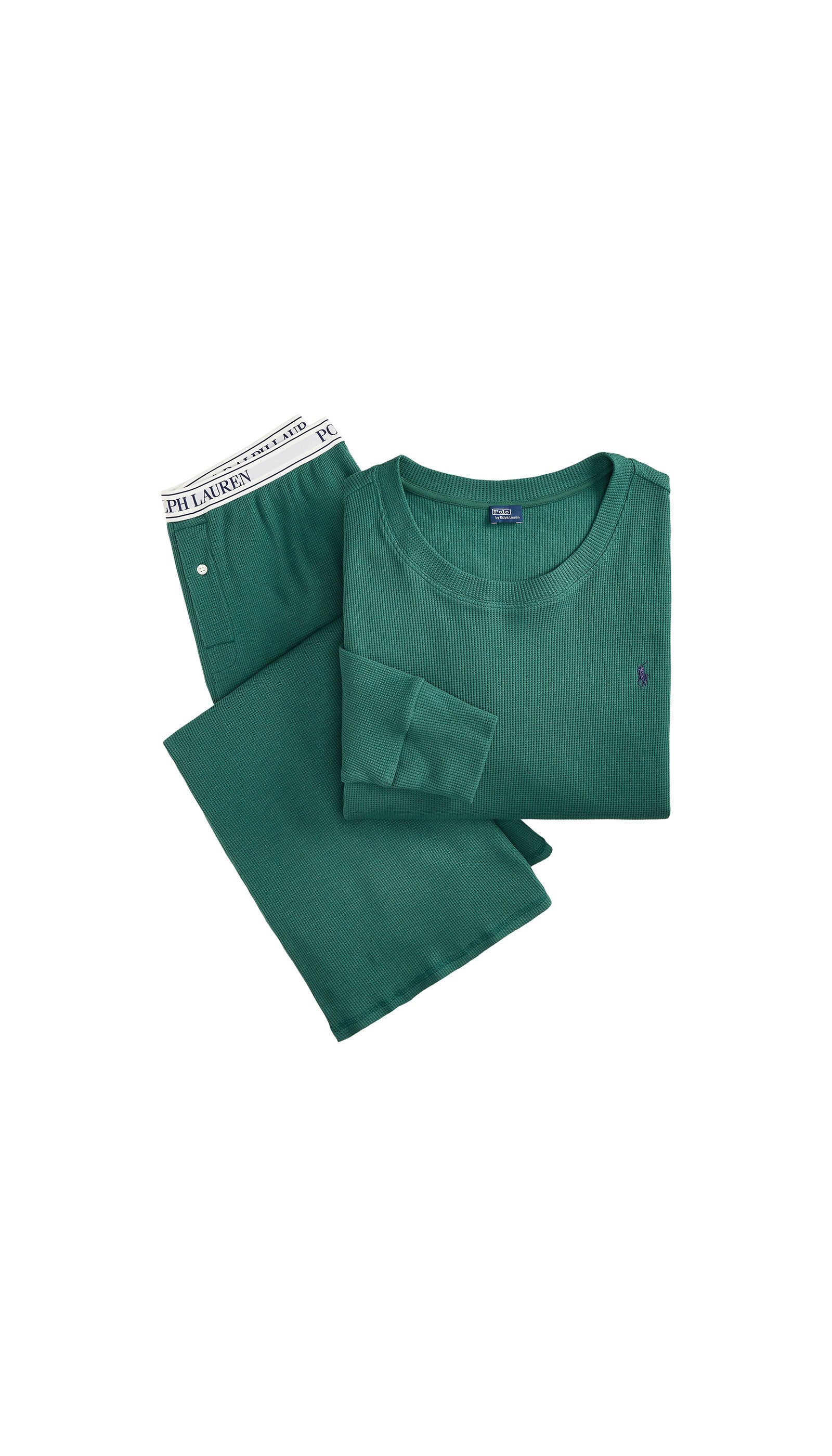 Polo Ralph Lauren Schlafanzug Crew Neck & Wide Leg Pant Set (2 tlg)