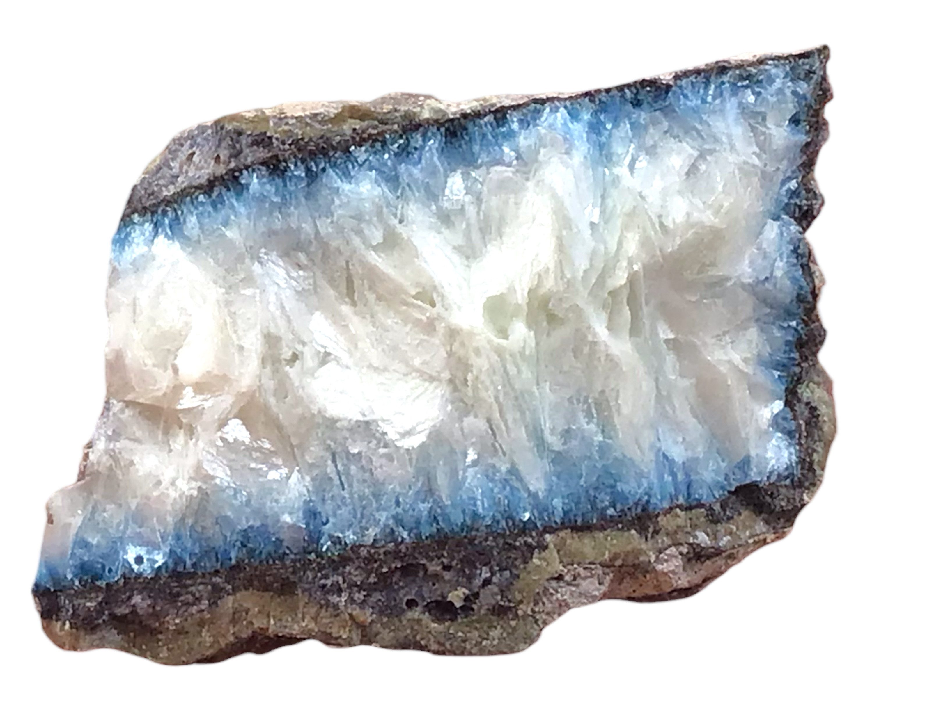 Steinfixx® Edelstein Blue Ice Rohstein versch. Größen I 50 bis 500 Gramm l Indonesien, (neu entdecktes Mineral, 1-St., magisches blau), sehr selten