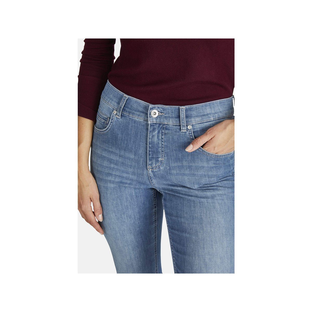 ANGELS 5-Pocket-Jeans blau (1-tlg)