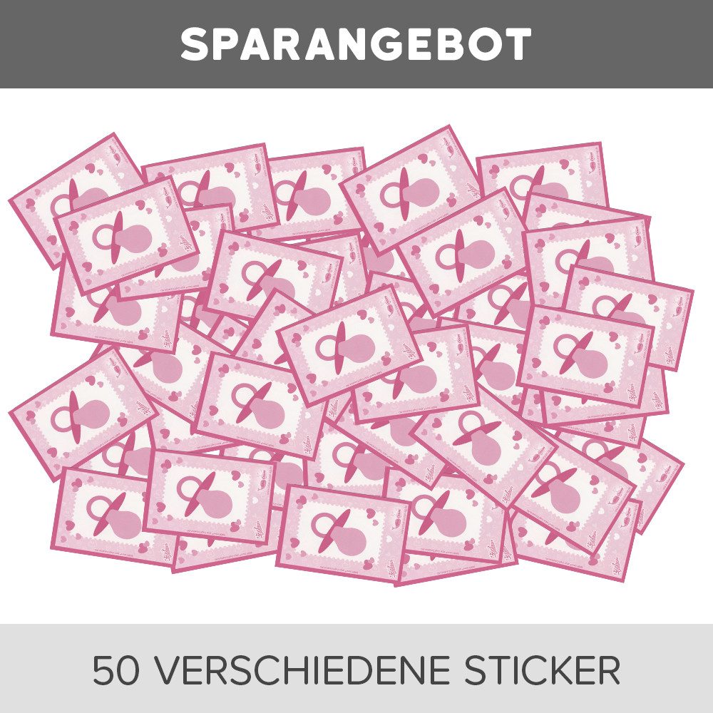 Blue Ocean Sammelkarte Baby Born Surprise - 50 verschiedene Sticker (zufällige Auswahl)