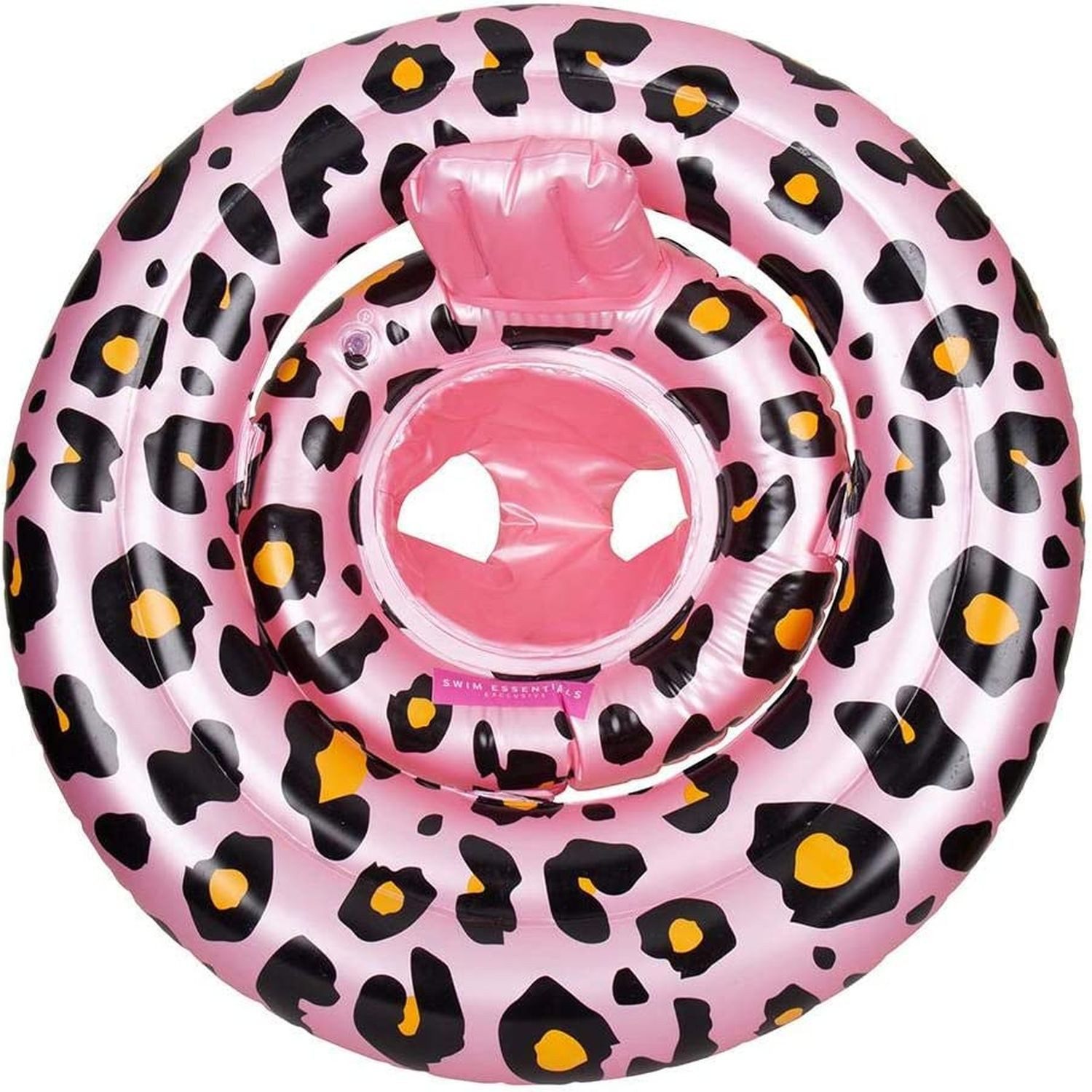Swim Essentials Schwimmring Baby Schwimmring Leopard Rose Gold 69 cm, Schwimmreifen Schwimmhilfe
