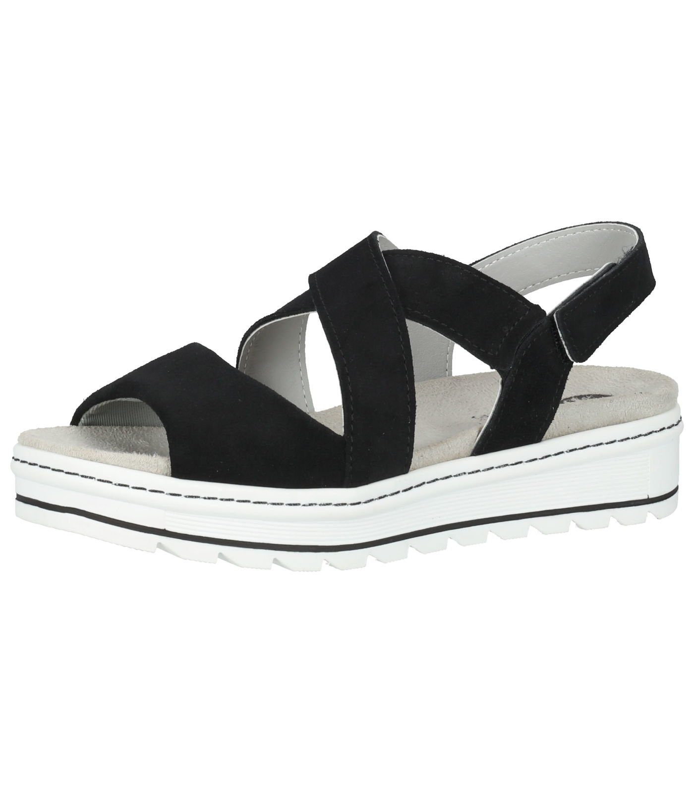 Leder Bama Sandalen Keilsandalette