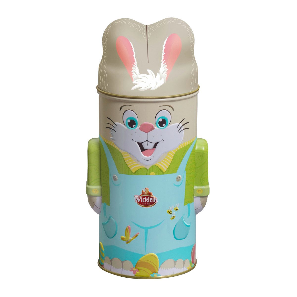 Wicklein Schokolade, Wicklein Osterhasen - Dose mit Osterfreunde Klassik Dose 200g