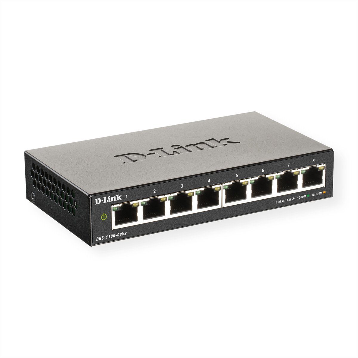 DGS-1100-08V2/E Gigabit Smart Managed Switch Netzwerk-Switch