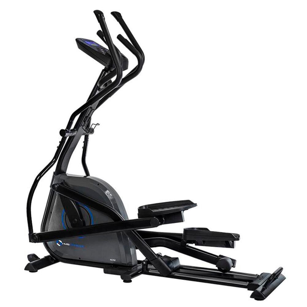 HMS Crosstrainer Heimtrainer H1742 Elliptical (Spar-Set, Bremssystem), inkl. Watt-, Cardio-, Body-Fat- und Recovery-Modus