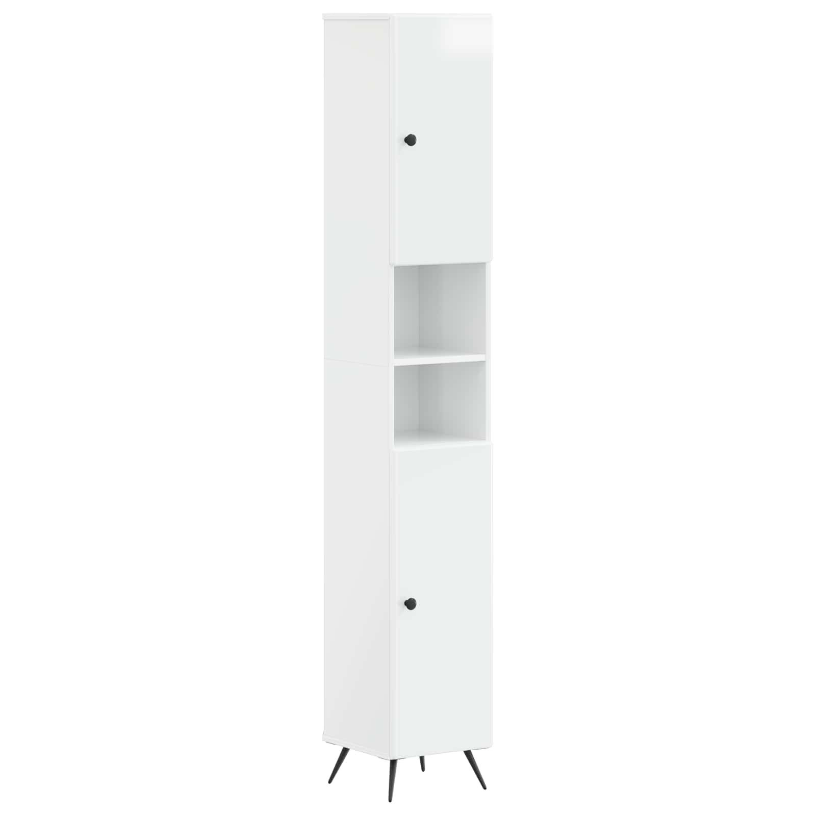 vidaXL Gartenlounge-Set 3-teiliges Badezimmer-Schranksystem BREDA Holzwerkstoff