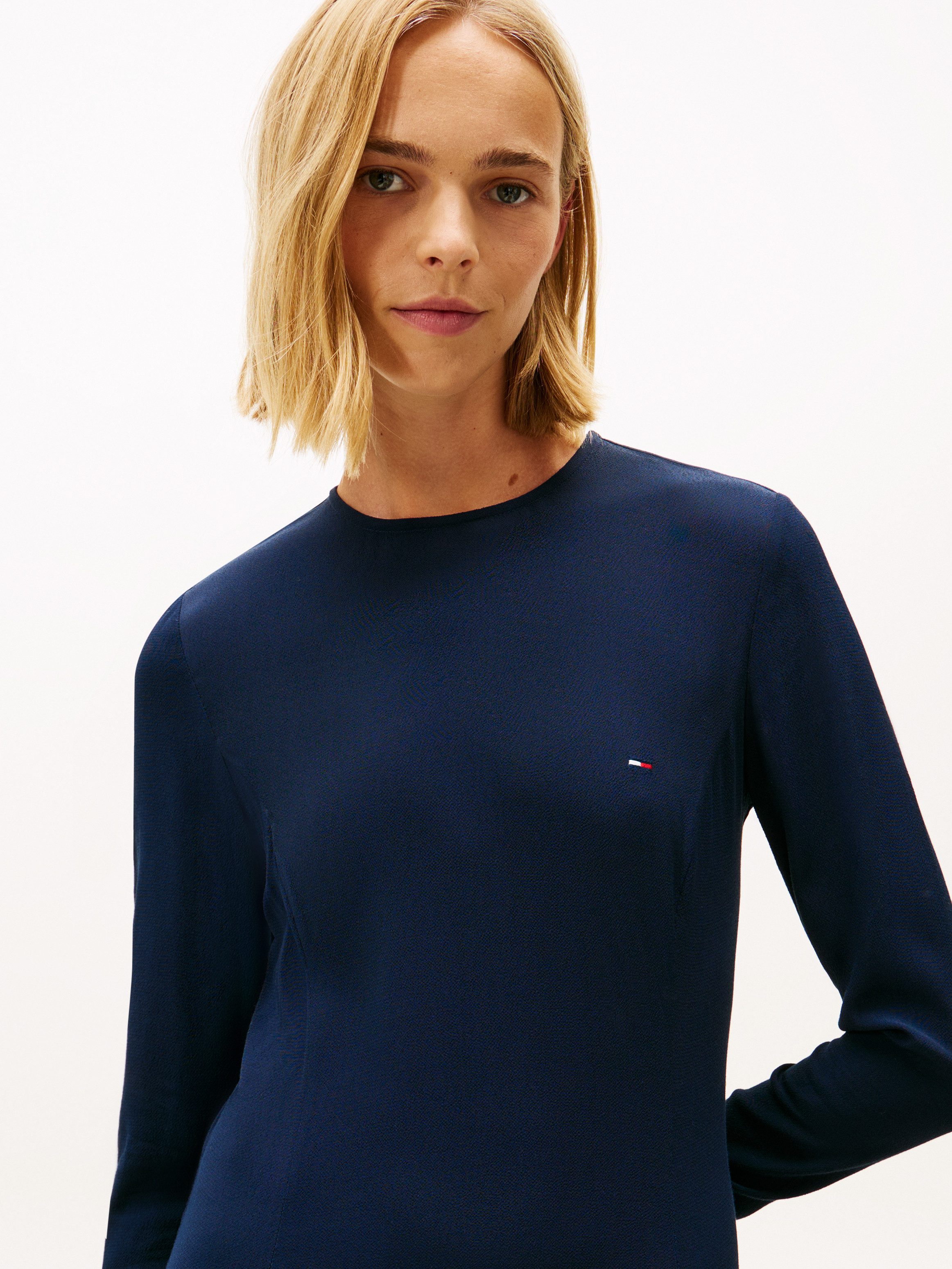 Tommy Jeans Minikleid TJW MINI F&F LS DRESS