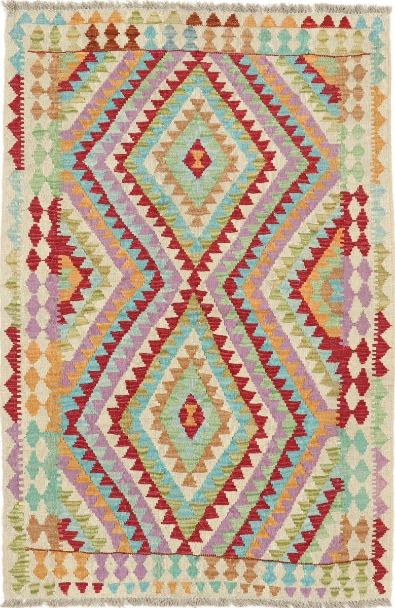 Orientteppich Kelim Afghan Heritage 106x156 Handgewebter Moderner Orientteppich, Nain Trading, rechteckig, Höhe: 3 mm