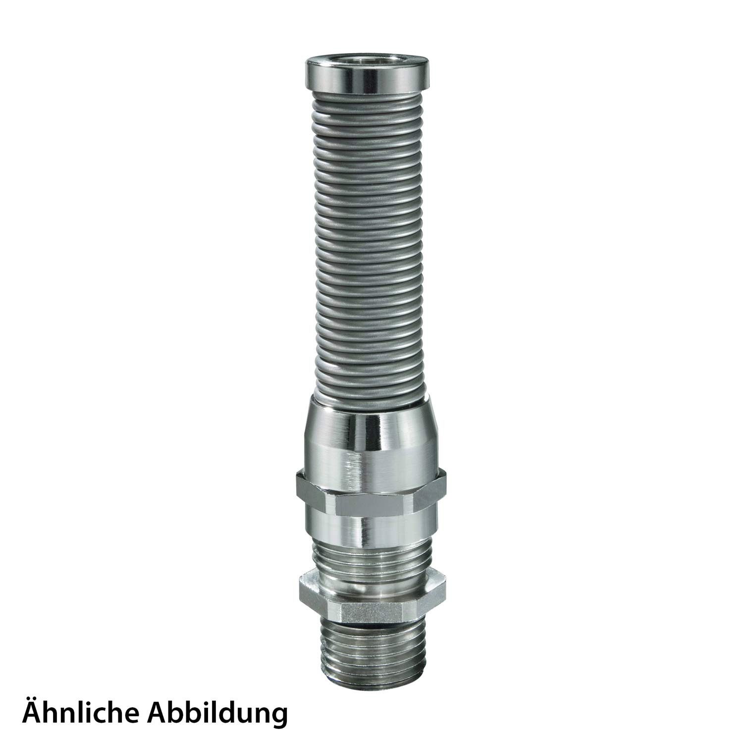 WISKA Schlauchverschraubung Titel:Verschraubung mit M-Biegeschutz M50x1,5 lang inkl. O-Ring Messi
