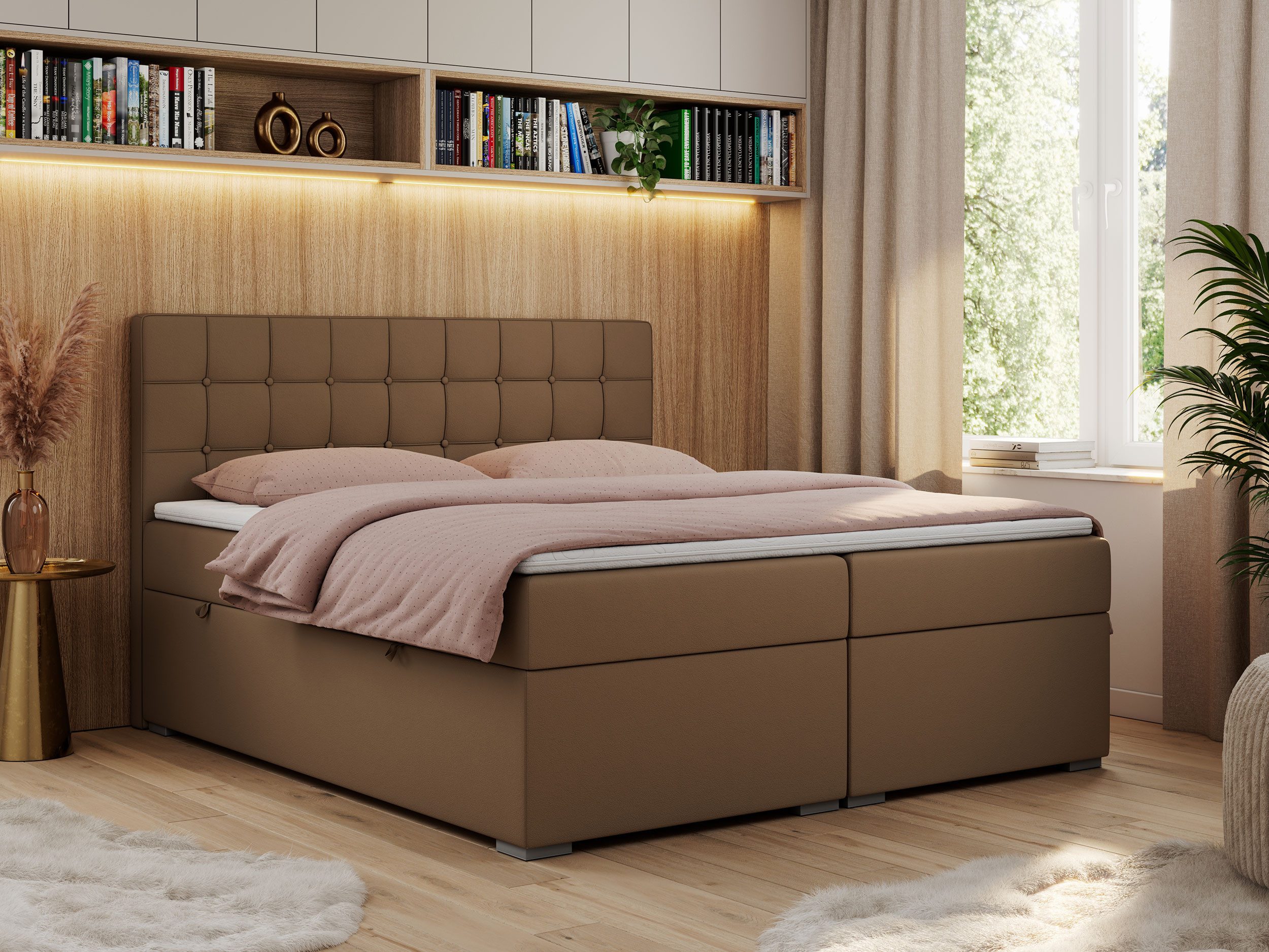 MKS MÖBEL Boxspringbett CARMEN (Set, Packung, günstig online kaufen