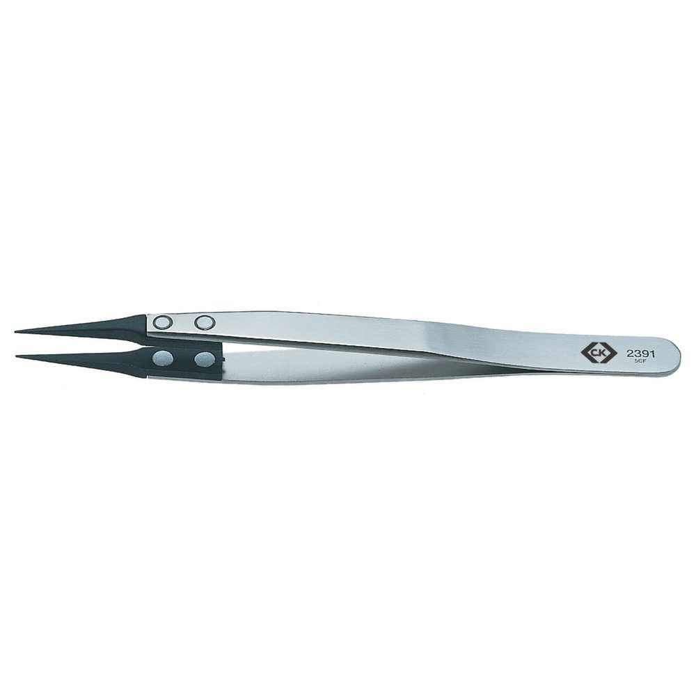 C.K Pinzette C.K T2391 Bestückungspinzette 5CF Spitz, fein, extra dünn 130 mm