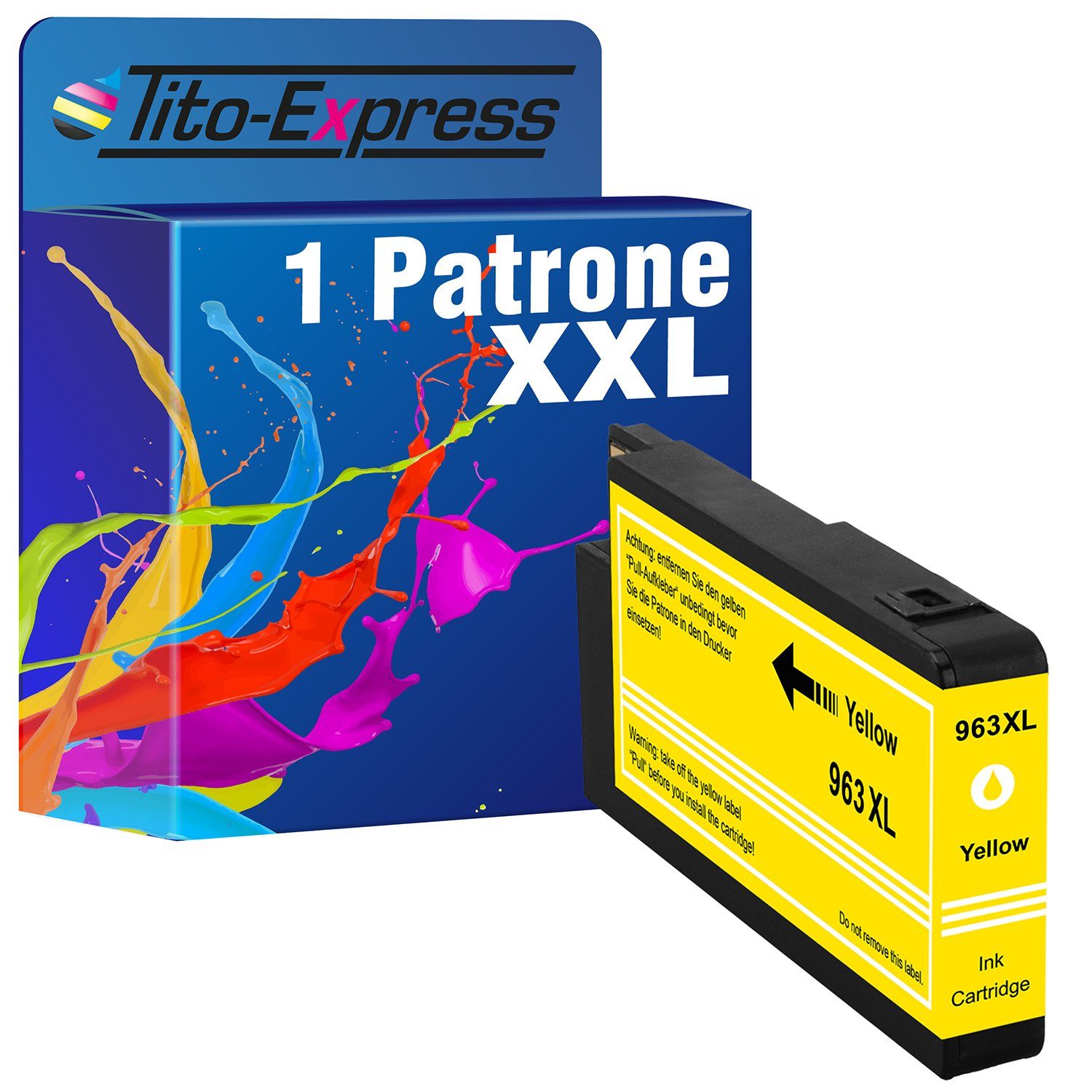 Tito-Express ersetzt HP Officejet HP963XL (für 963 9018) 9014 9020 Tintenpatrone 9019 HP 9016 Yellow Pro 9025 XL 9010 9015 9012 963XL HP 9022