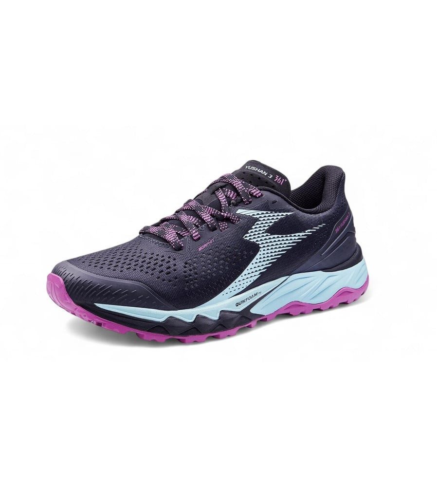 Yushan 3 navyblau/violett/blau Damen Laufschuh