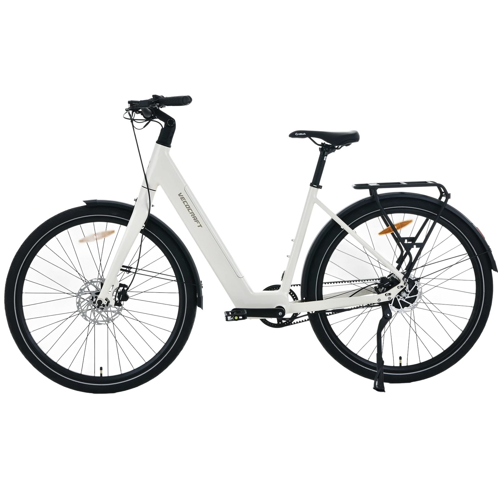 VECOCRAFT E-Bike Cityrad LUNA 2.0 360Wh 28 zoll e bike damen daul speed Riemenantrieb, 1 Gang, Heckmotor, 360 Wh