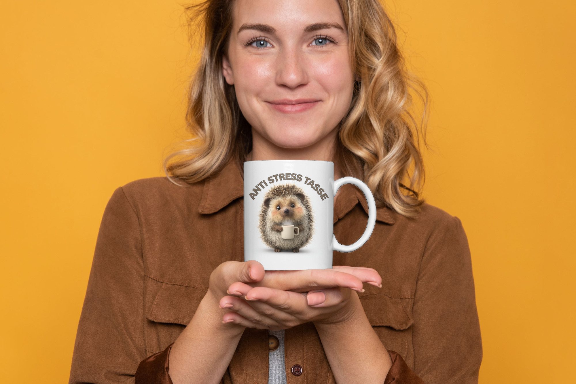 WS-Trend Tasse Anti Stress Igel Hedgehog Kaffeetasse Teetasse Tasse Geschenkidee, Keramik – Bild 4 von 4