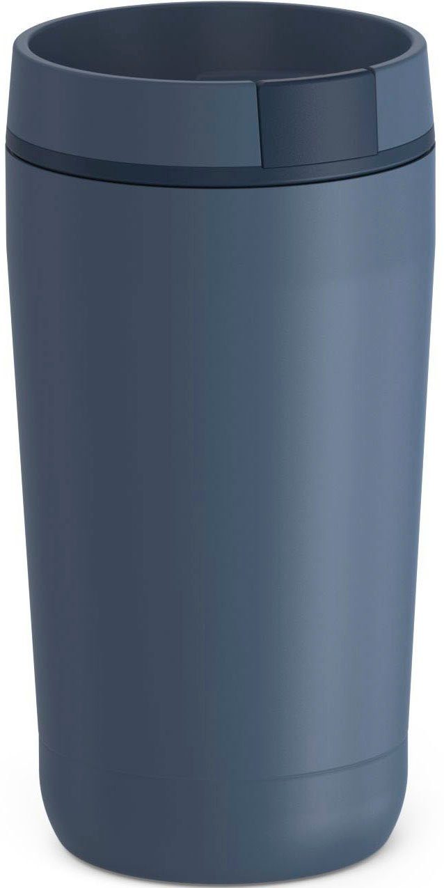 THERMOS Thermobehälter doppelwandiger lake Edelstahl mat blue (1-tlg), FOOD GUARDIAN JAR, Edelstahl, Silikon