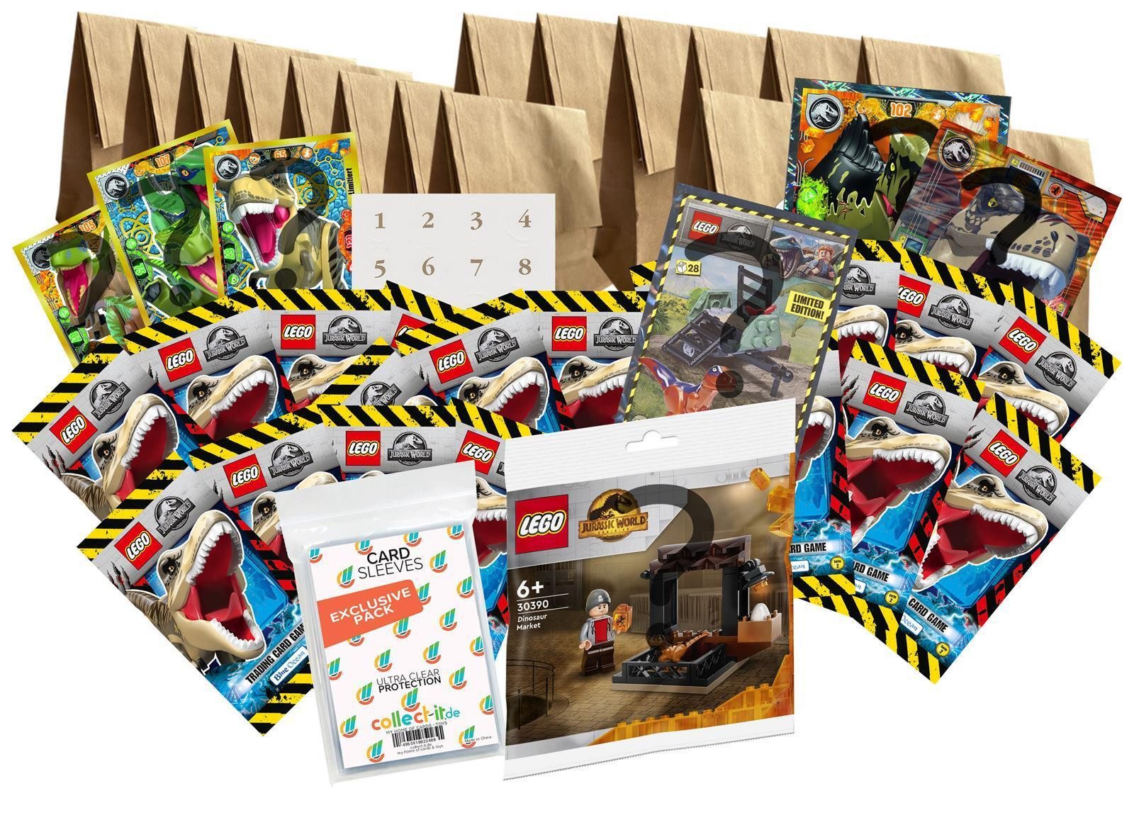 LEGO® Sammelkarte LEGO Jurassic World 2 Der Adventskalender 2022 24 Überrasch. DELUXE