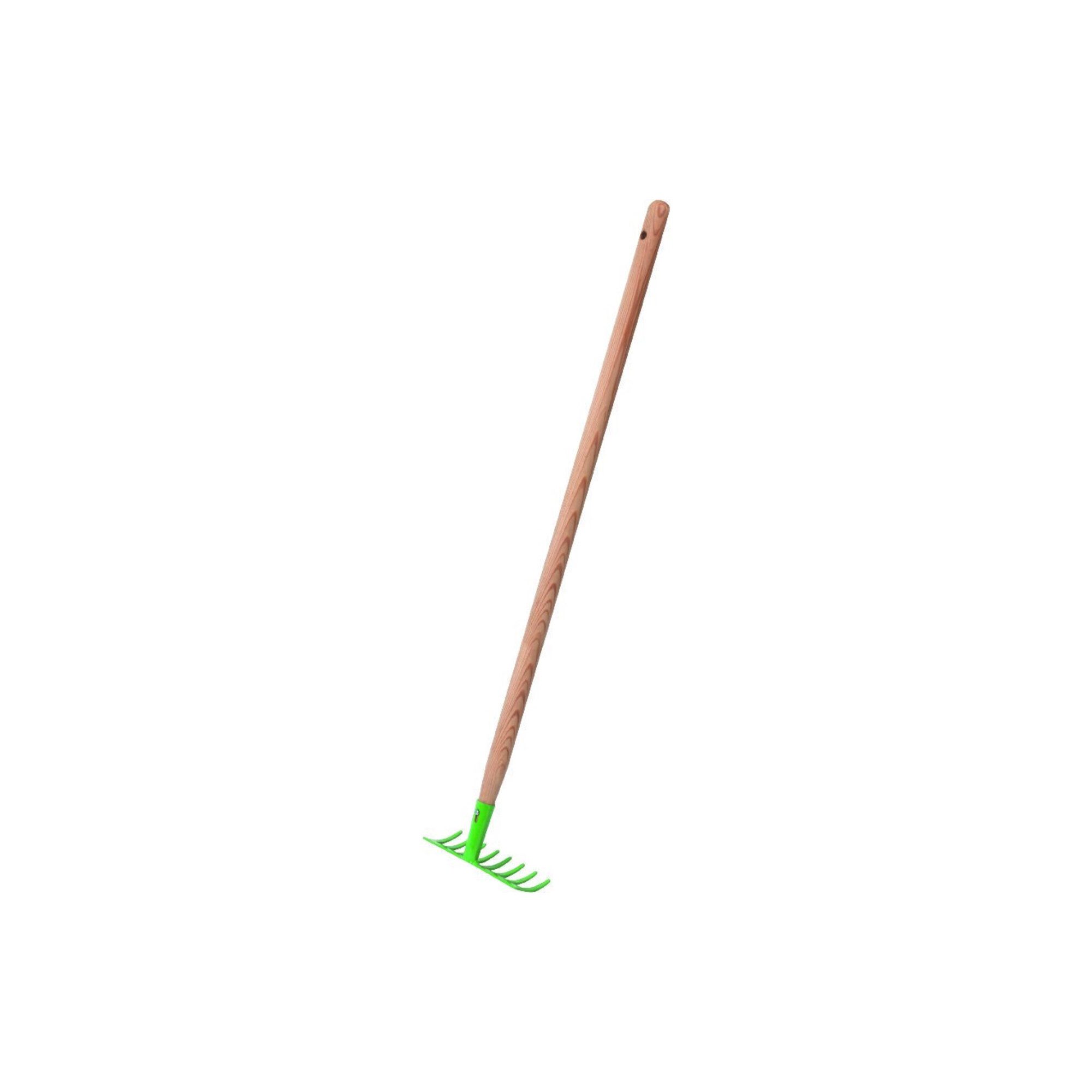 Floraworld Rasenrechen floraworld Kinder-Rechen m.Stiel 75 cm 8 Zinken