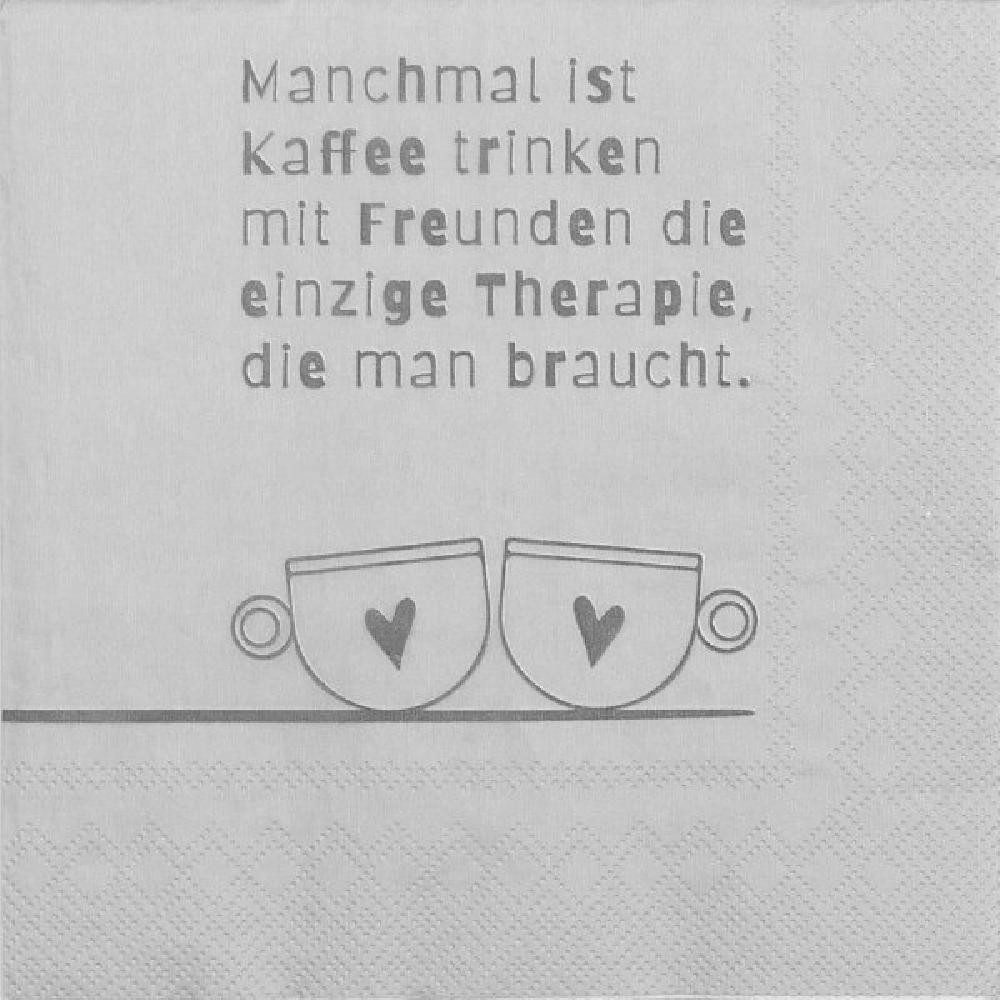 Räder Serviettenhalter Design Serviette Manchmal ist Kaffee trinken... (20-teilig)