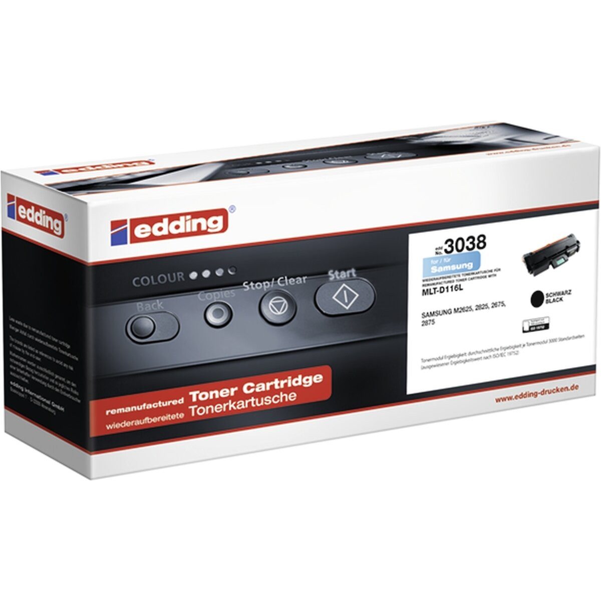 edding Tonerpatrone Toner kompatibel mit Samsung MLT-D116L black