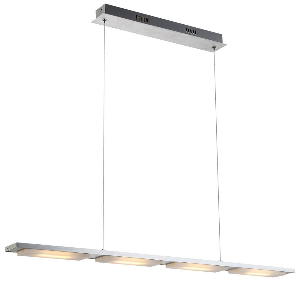 GLOBO LIGHTING LED Pendelleuchte, LED-Leuchtmittel fest verbaut, Neutralweiß, LED Pendelleuchte Modern Design Pendellampe ALU