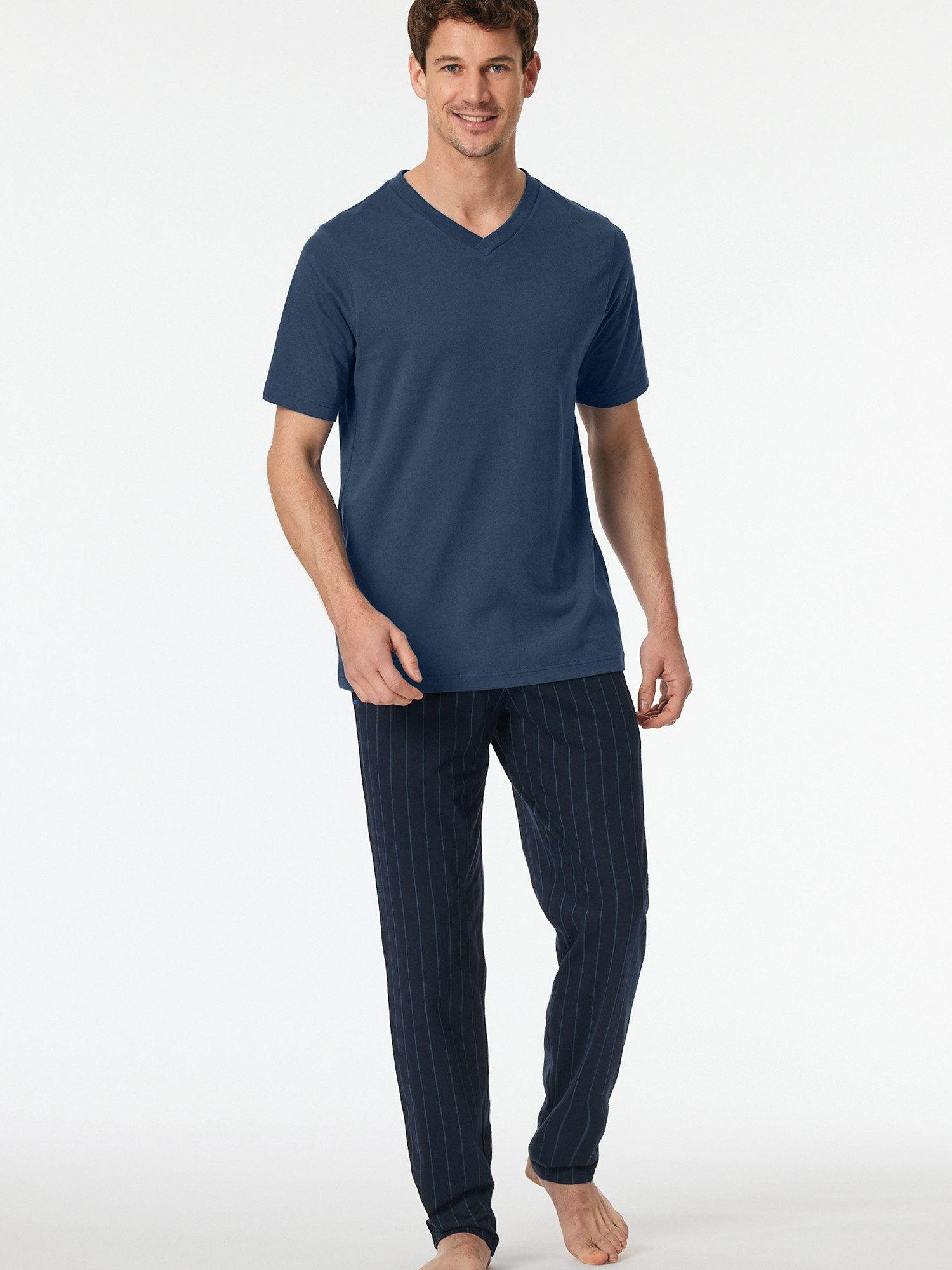 Schiesser Pyjamaoberteil T-Shirt - Mix Relax günstig online kaufen