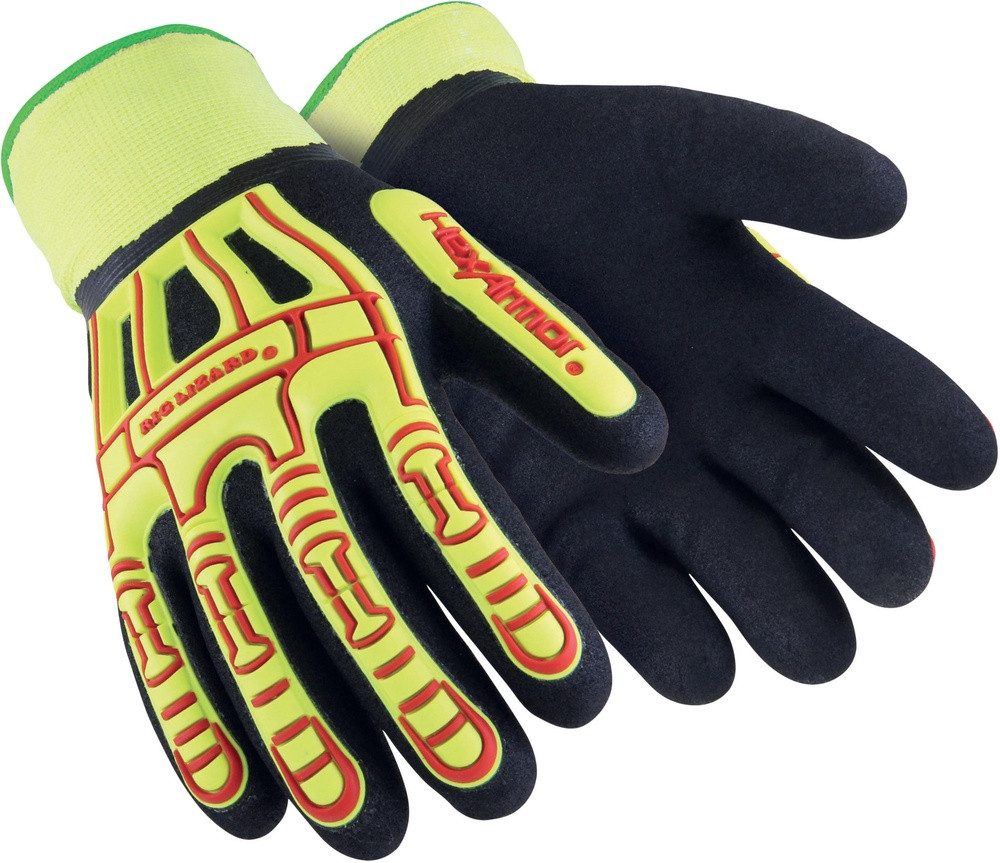 Arbeitshandschuh-Set Schutzhandschuh Hexarmor Rig Lizard 2099
